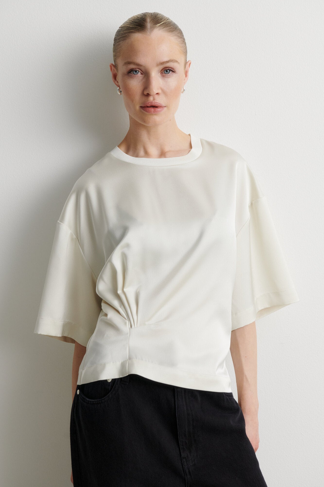 Opala bluse – Birch