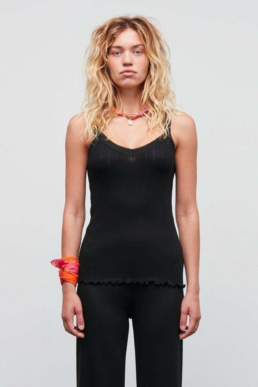 Pointella Trille Top - sort