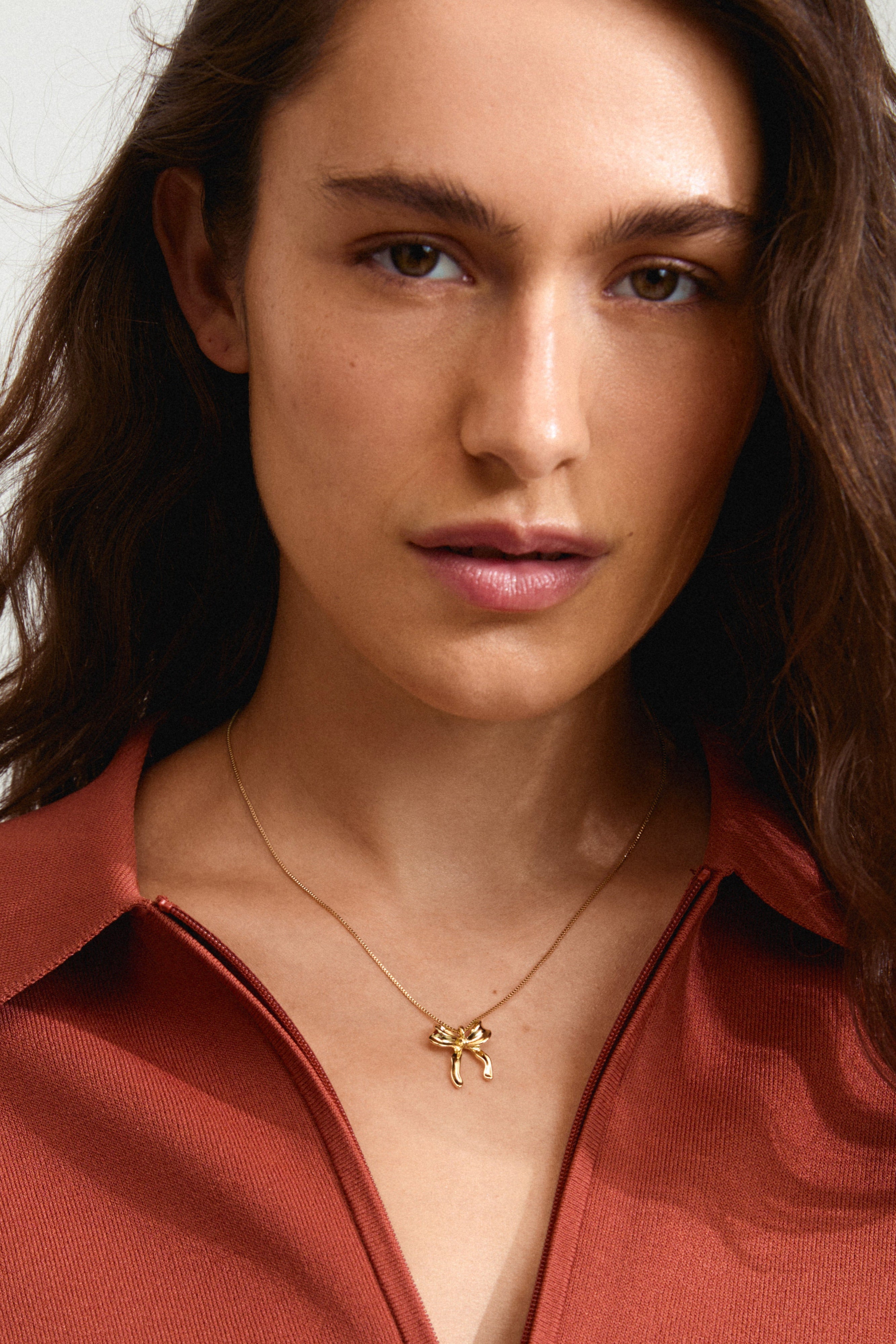 Cassian halskæde - forgyldt