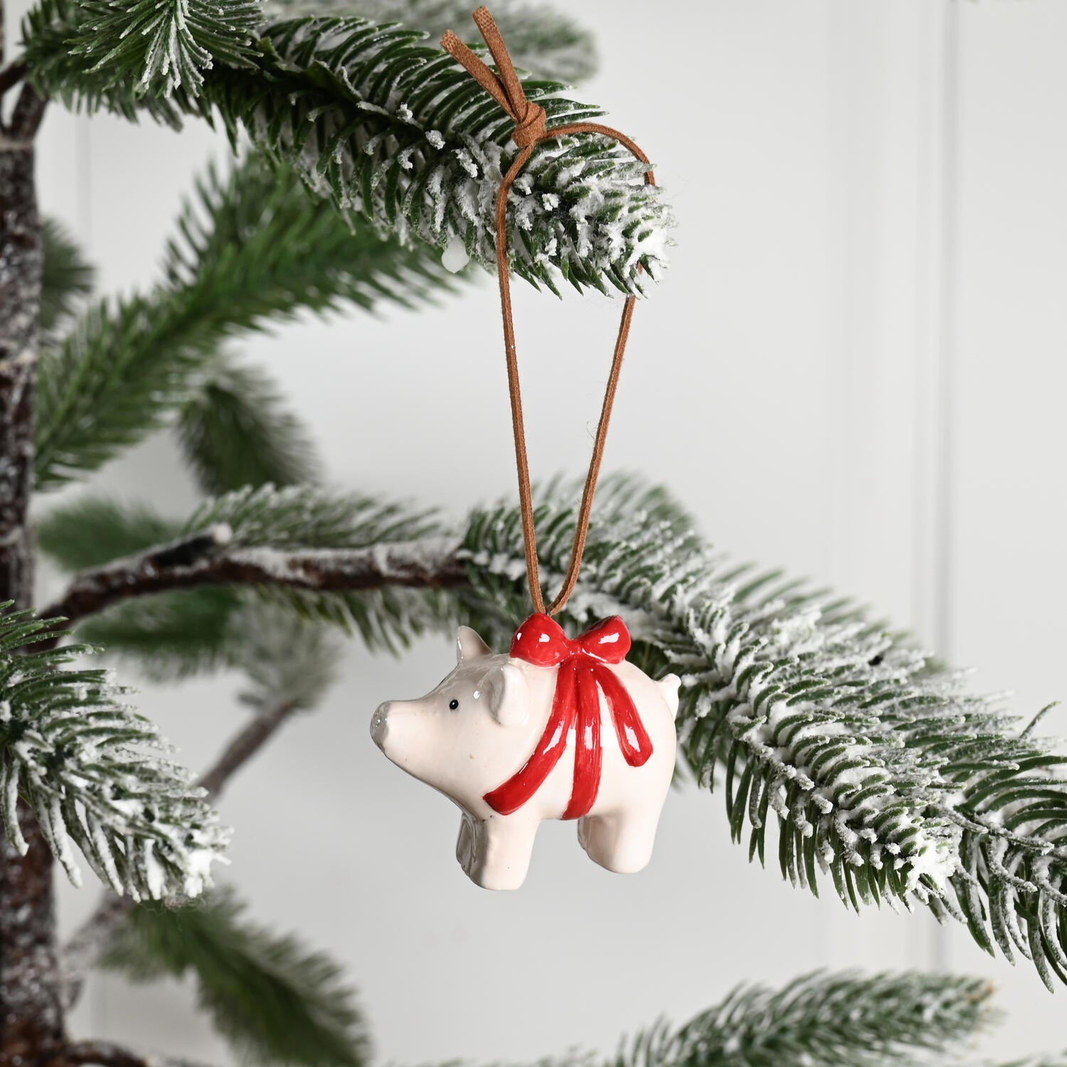 Gris juleophæng - rød
