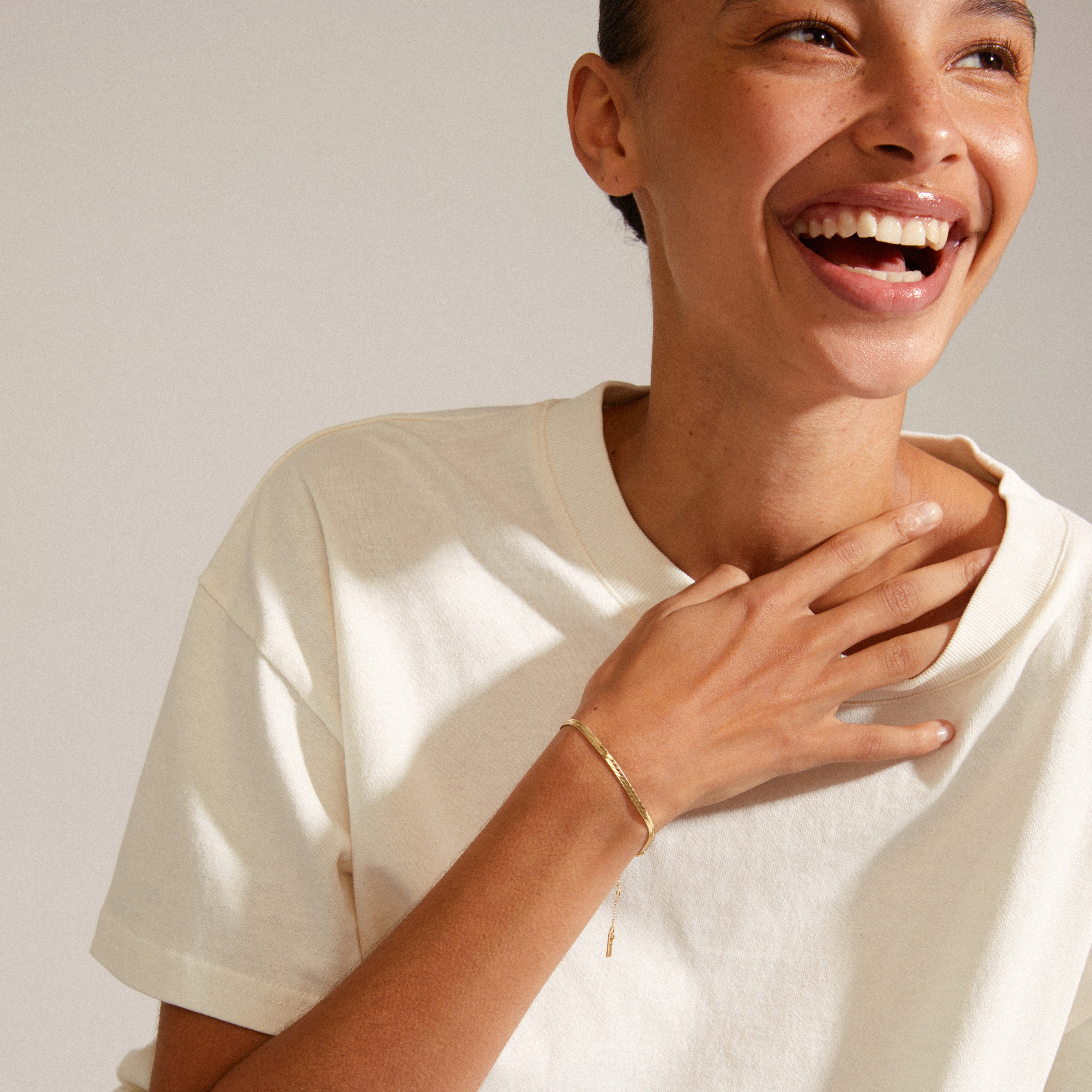 Joanna armbånd - forgyldt