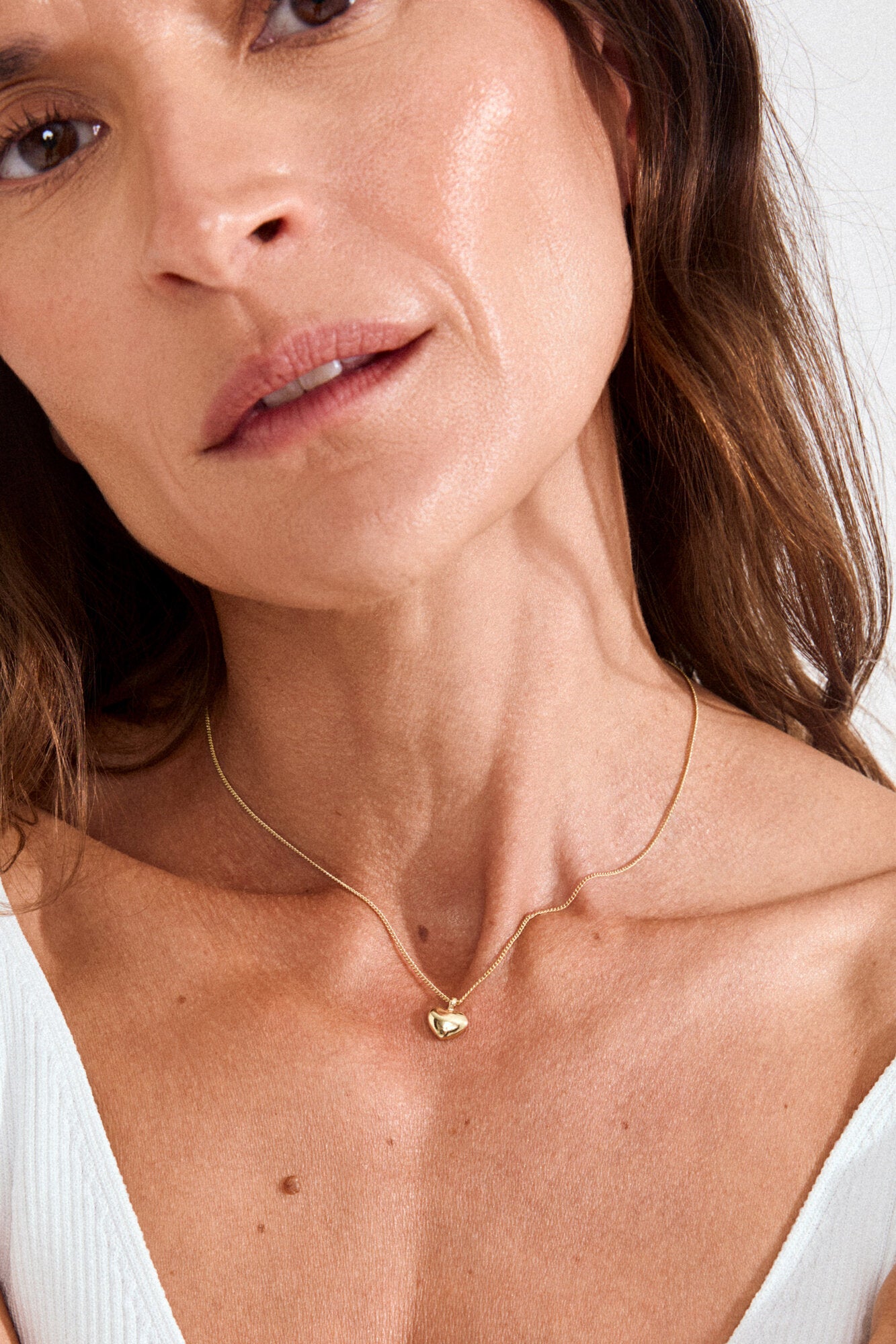 Arin halskæde - forgyldt