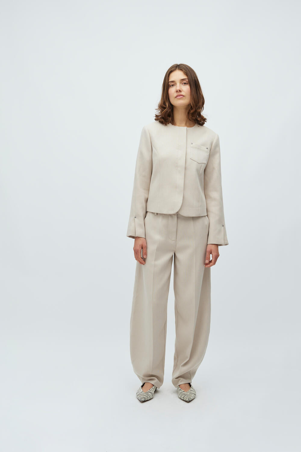 Torina blazer - U71 Spring Brown Melange