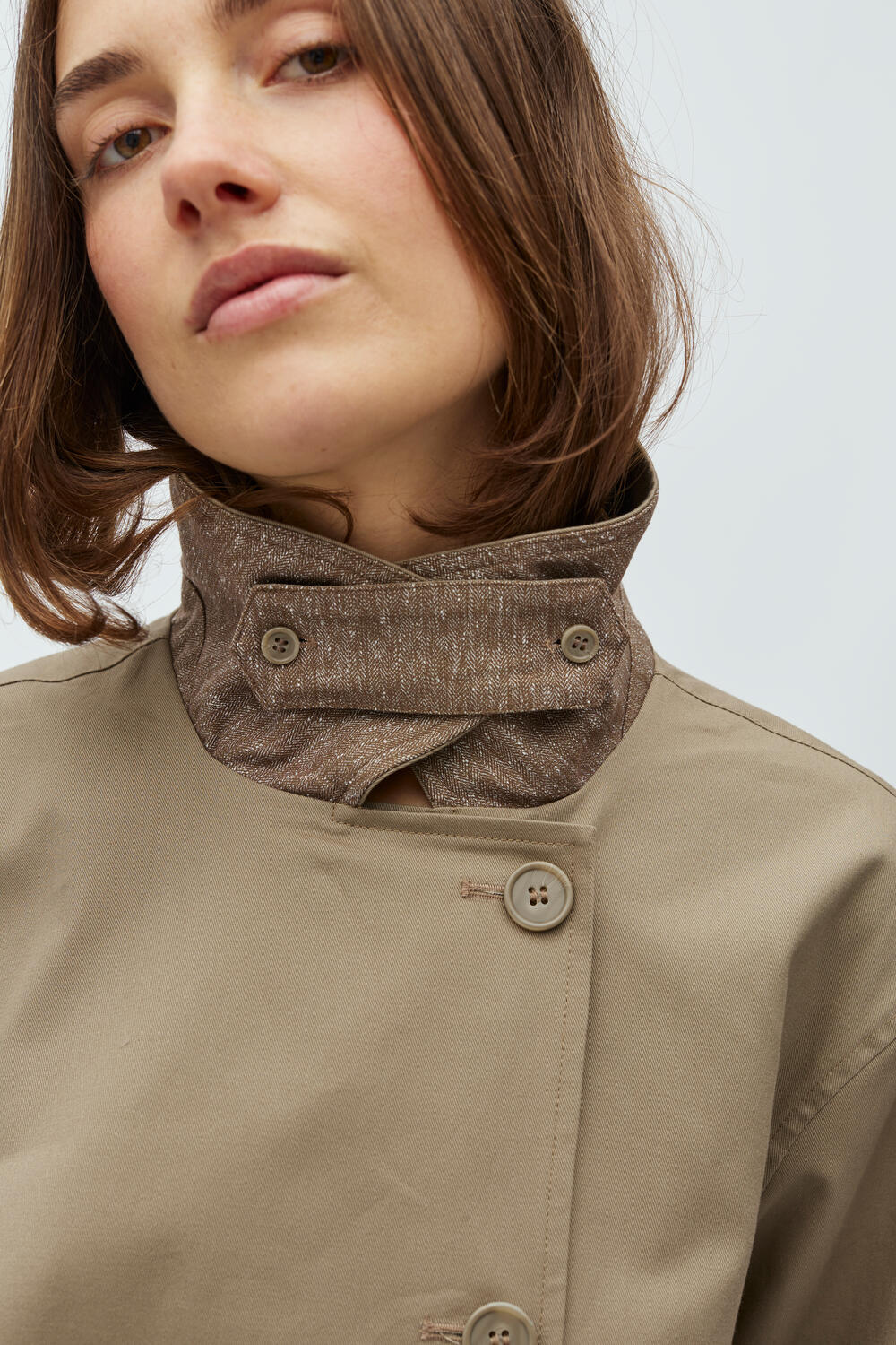 Bavina-M jakke - O46 Brindle Sand