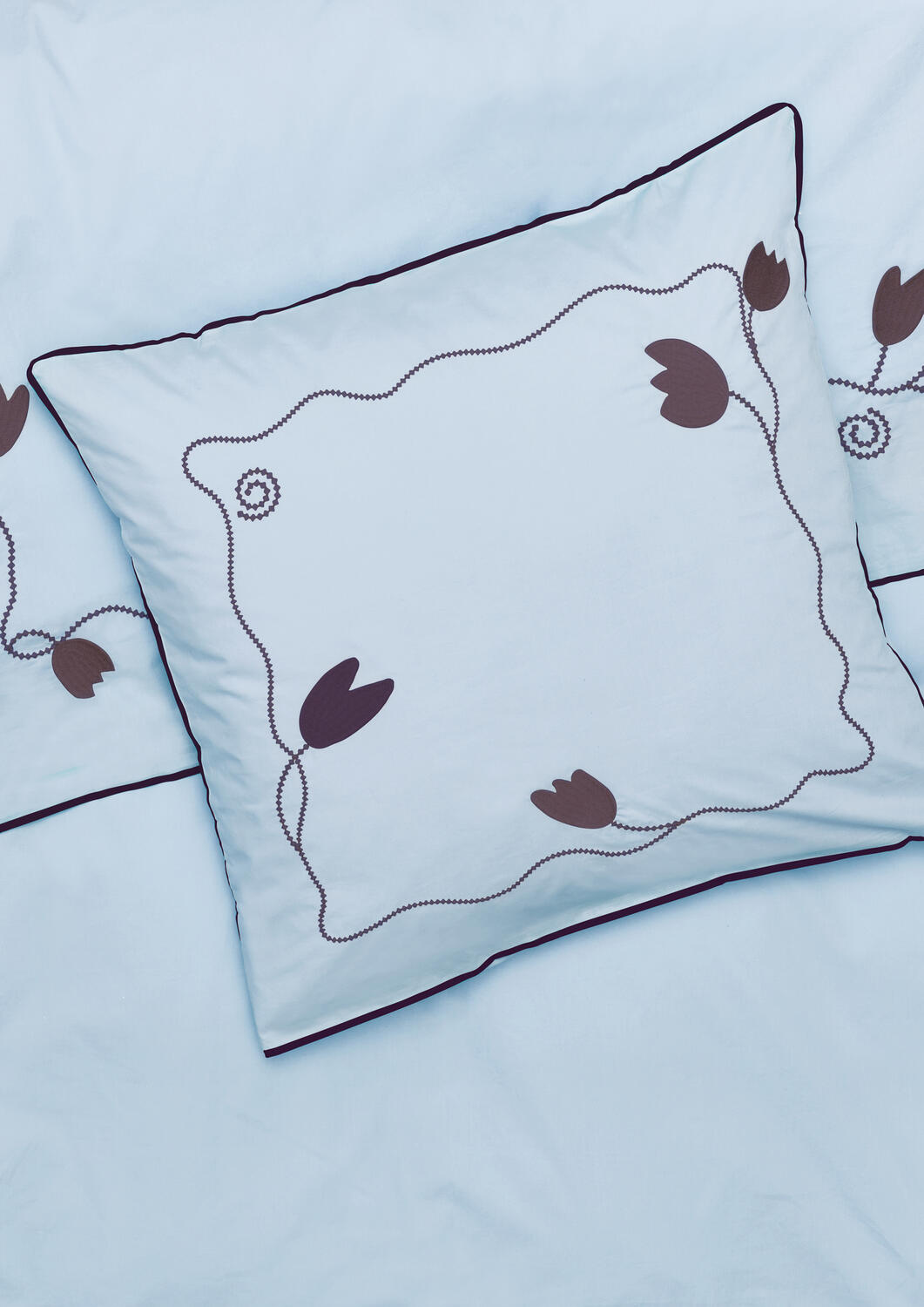 x KIMPOP Lollipop sengesæt - lyseblå