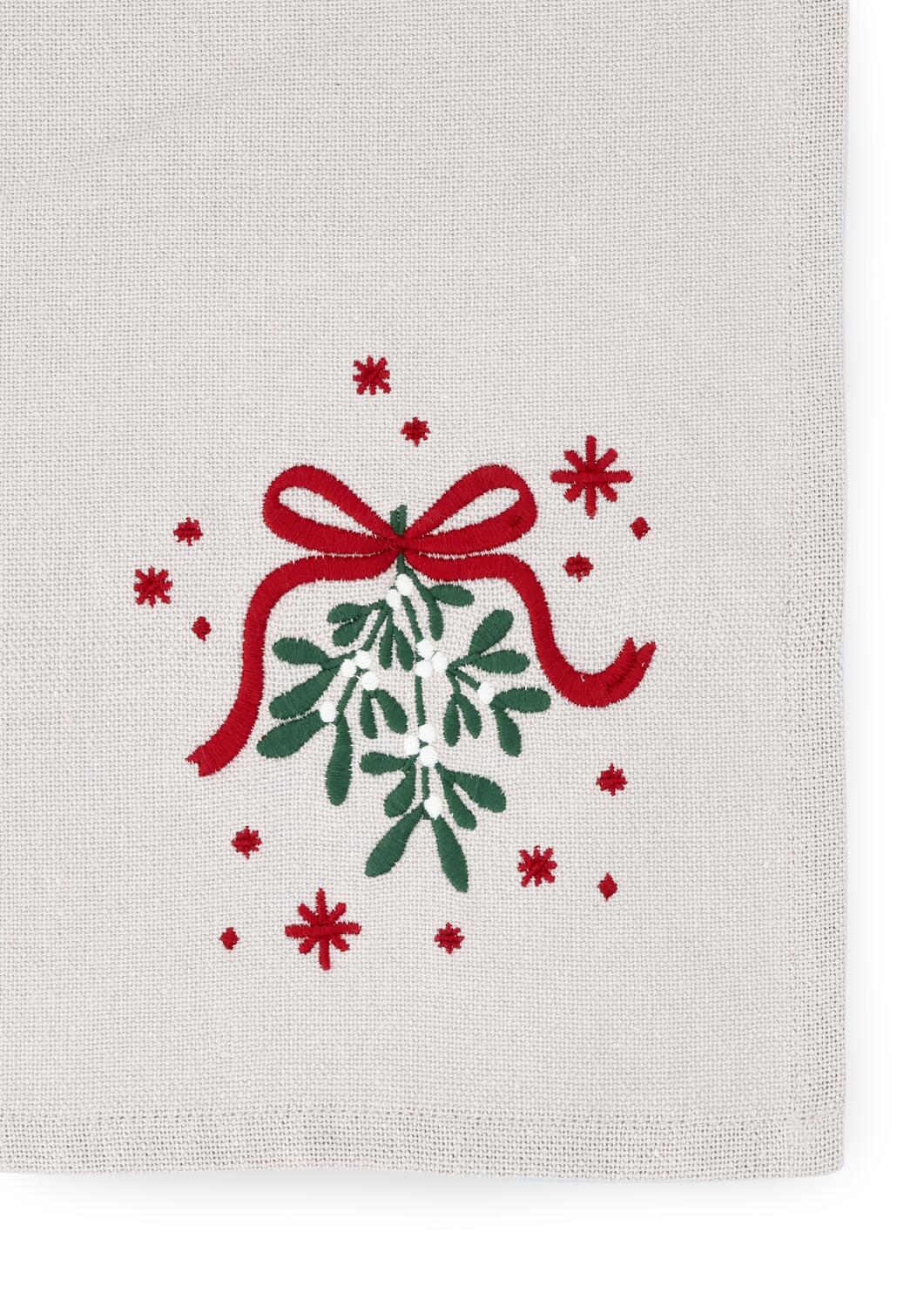 Christmas Fable viskestykke, sand - 50x70 cm.