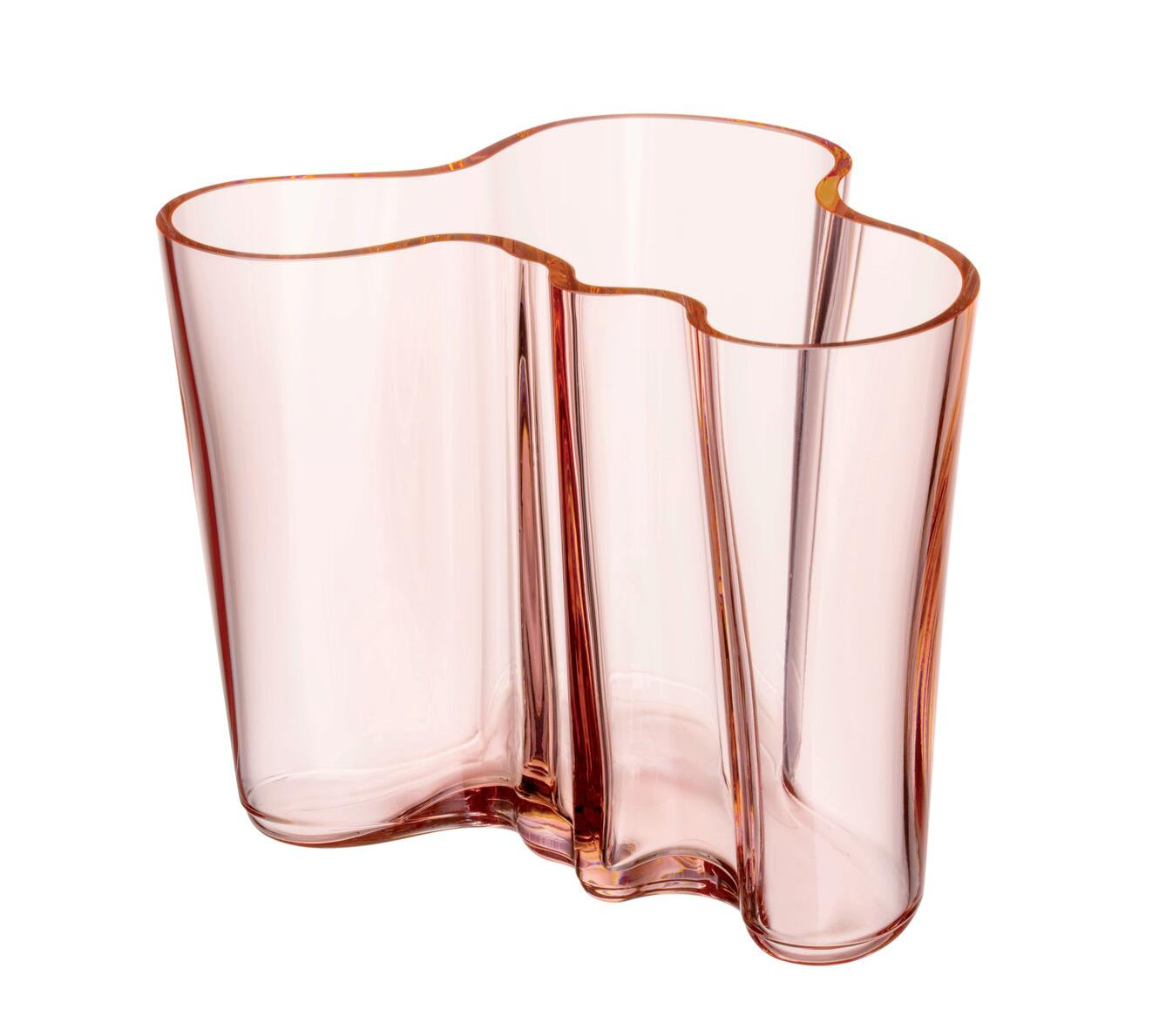 Aalto vase, Salmon Pink - H16 cm