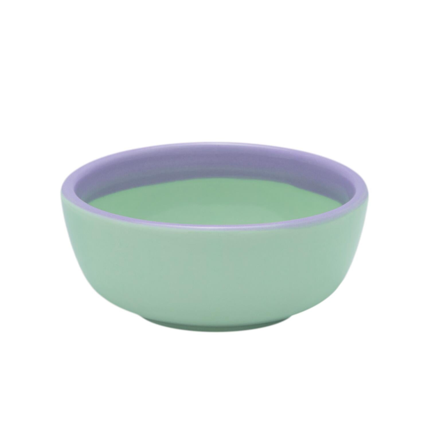 Play skål, mint/lilla - Ø9 cm