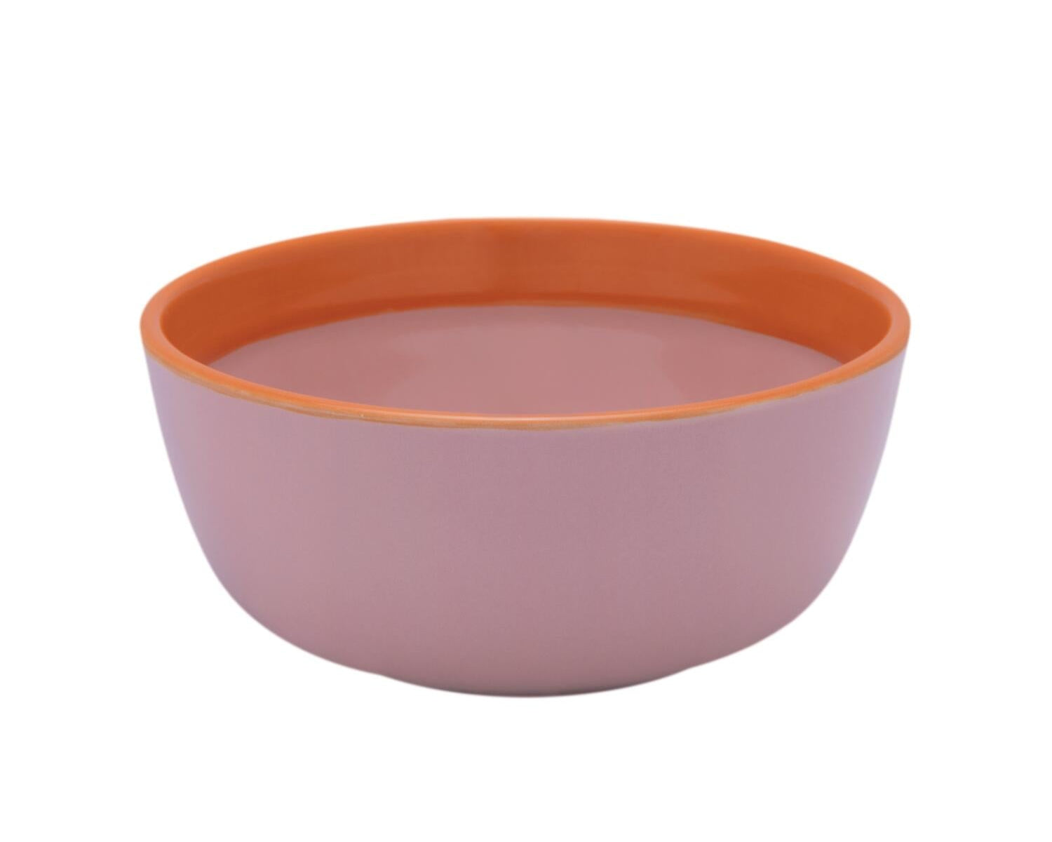 Play skål, pink/orange - Ø13 cm