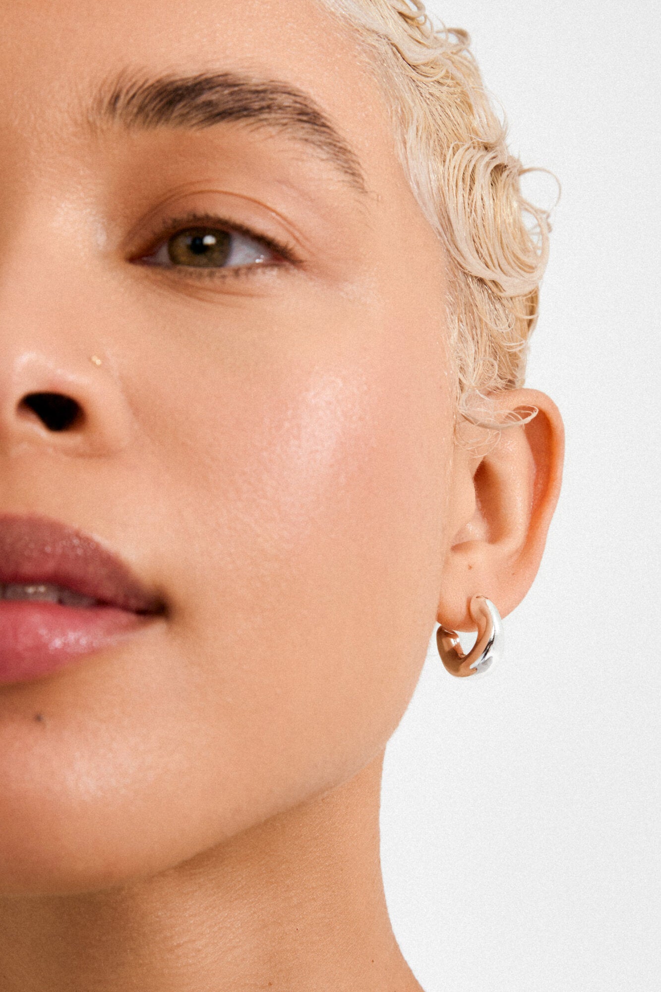 Jennings hoops - sølvbelagt