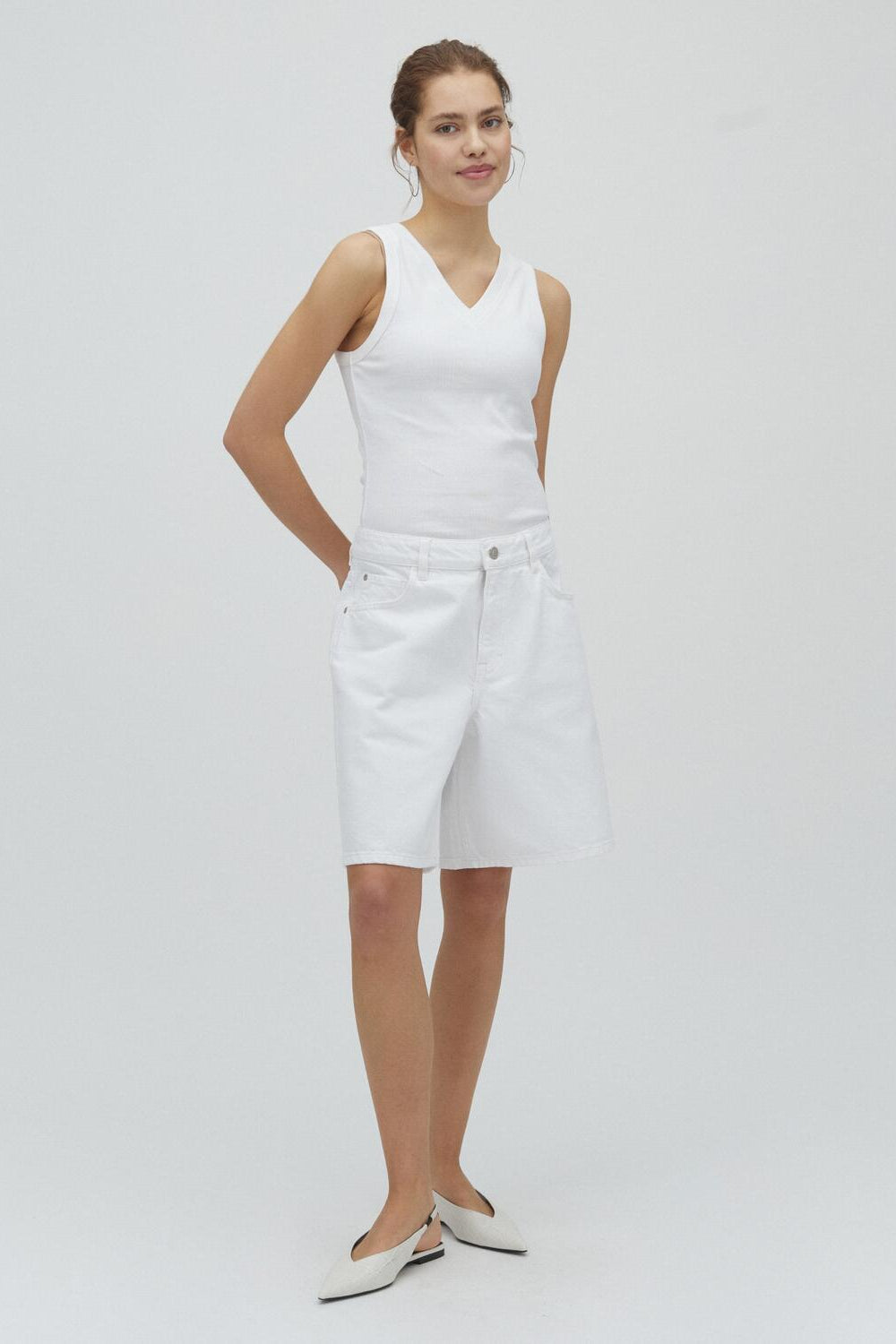 Talina-M denimshorts - 800 White