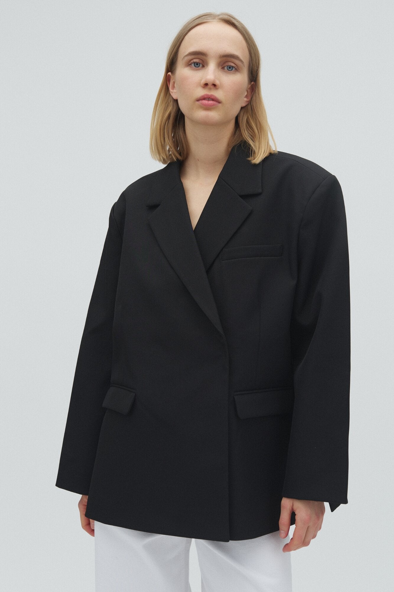 Amariella oversized blazer – Sort