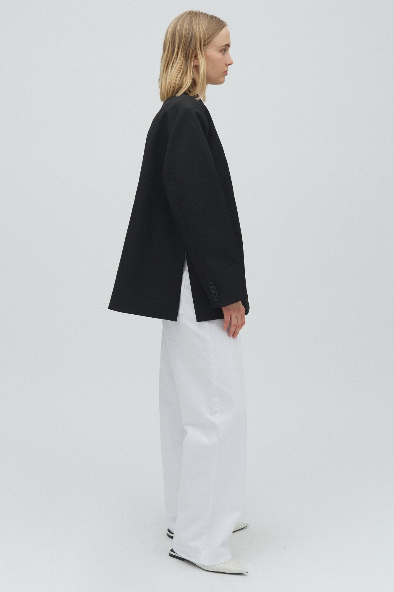 Amariella oversized blazer – Sort