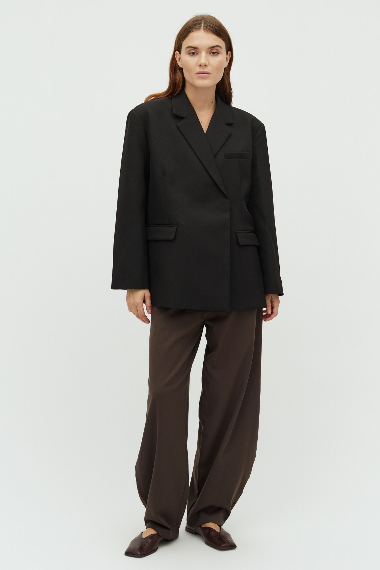 Amariella oversized blazer – Sort