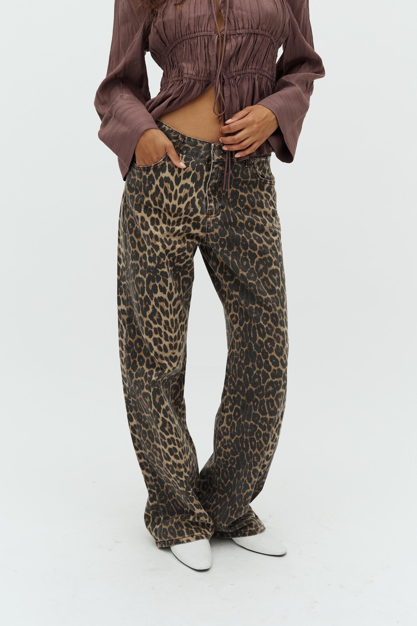 Cadian-M jeans - V56 Leopard Mist