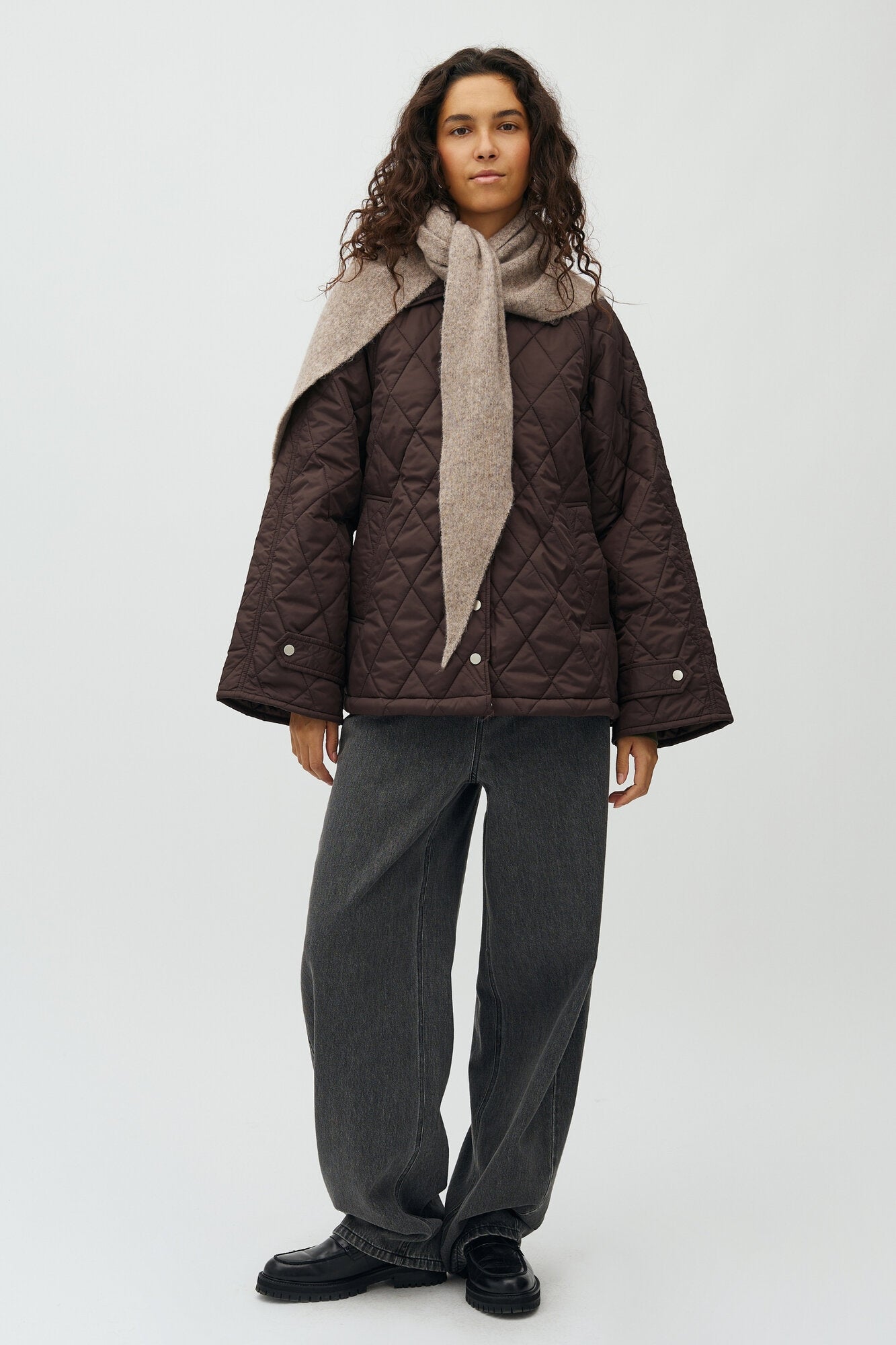 Elcina-M quilted jakke - Java