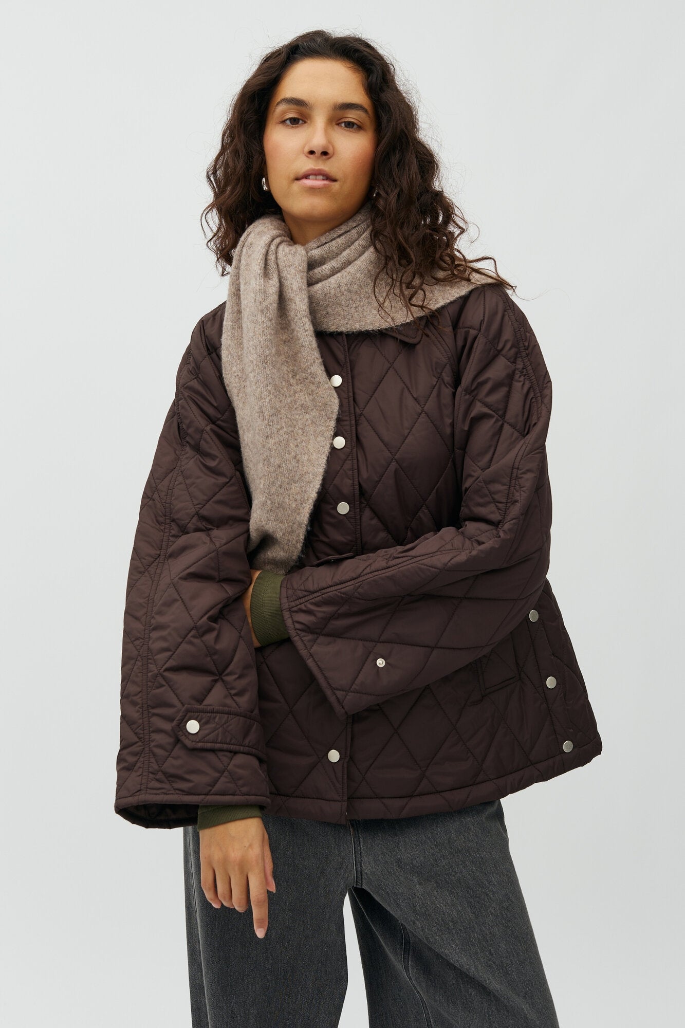 Elcina-M quilted jakke - Java