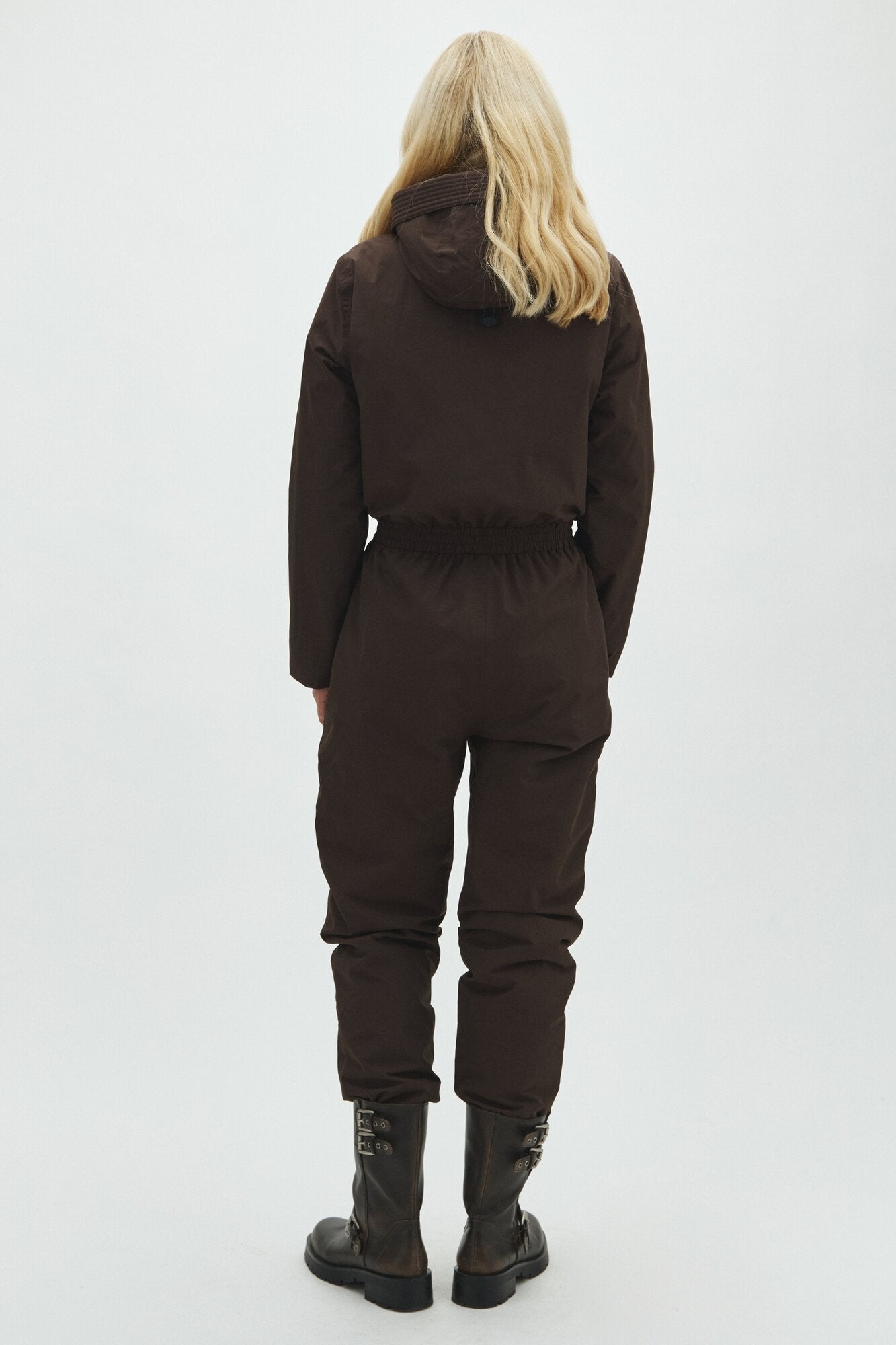 Izabela flyverdragt – Dark coffee