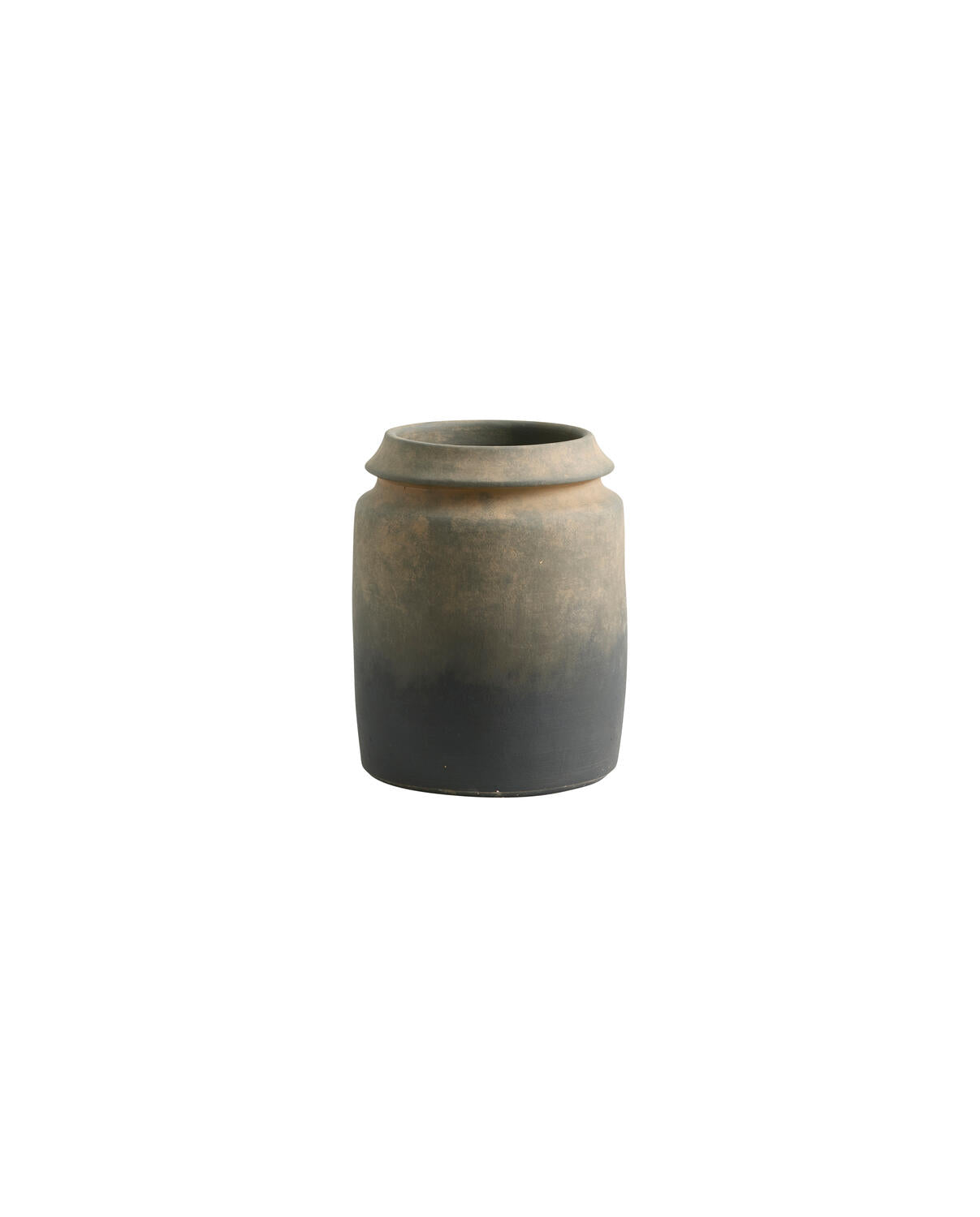 Kavo urtepotte/vase, H24,5 cm - sort/brun