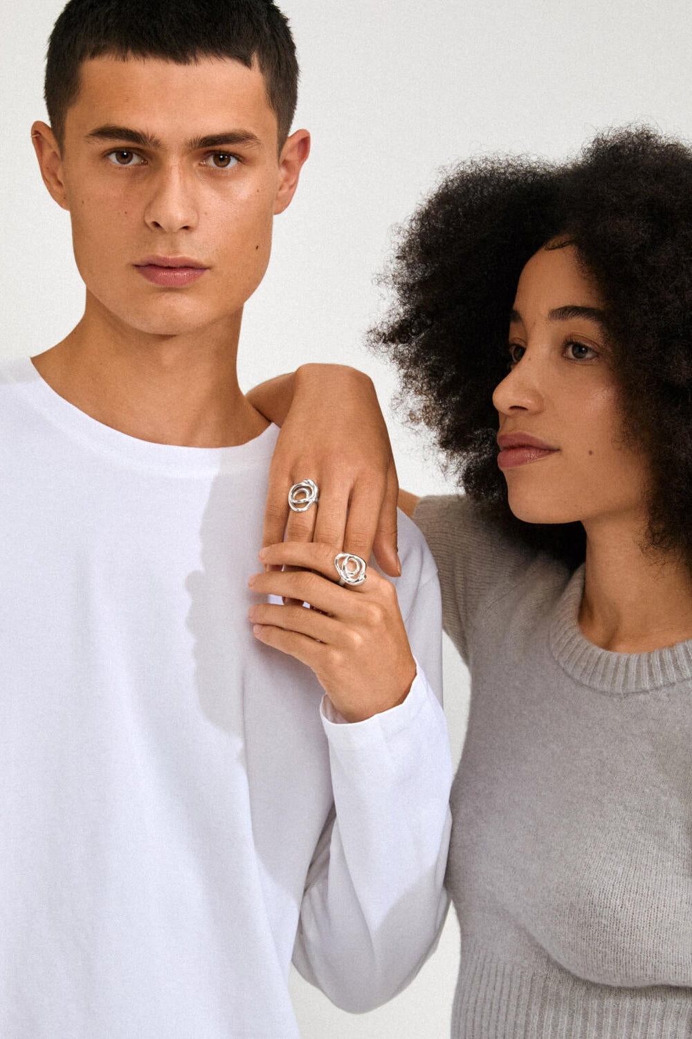 Diego ring - sølvbelagt