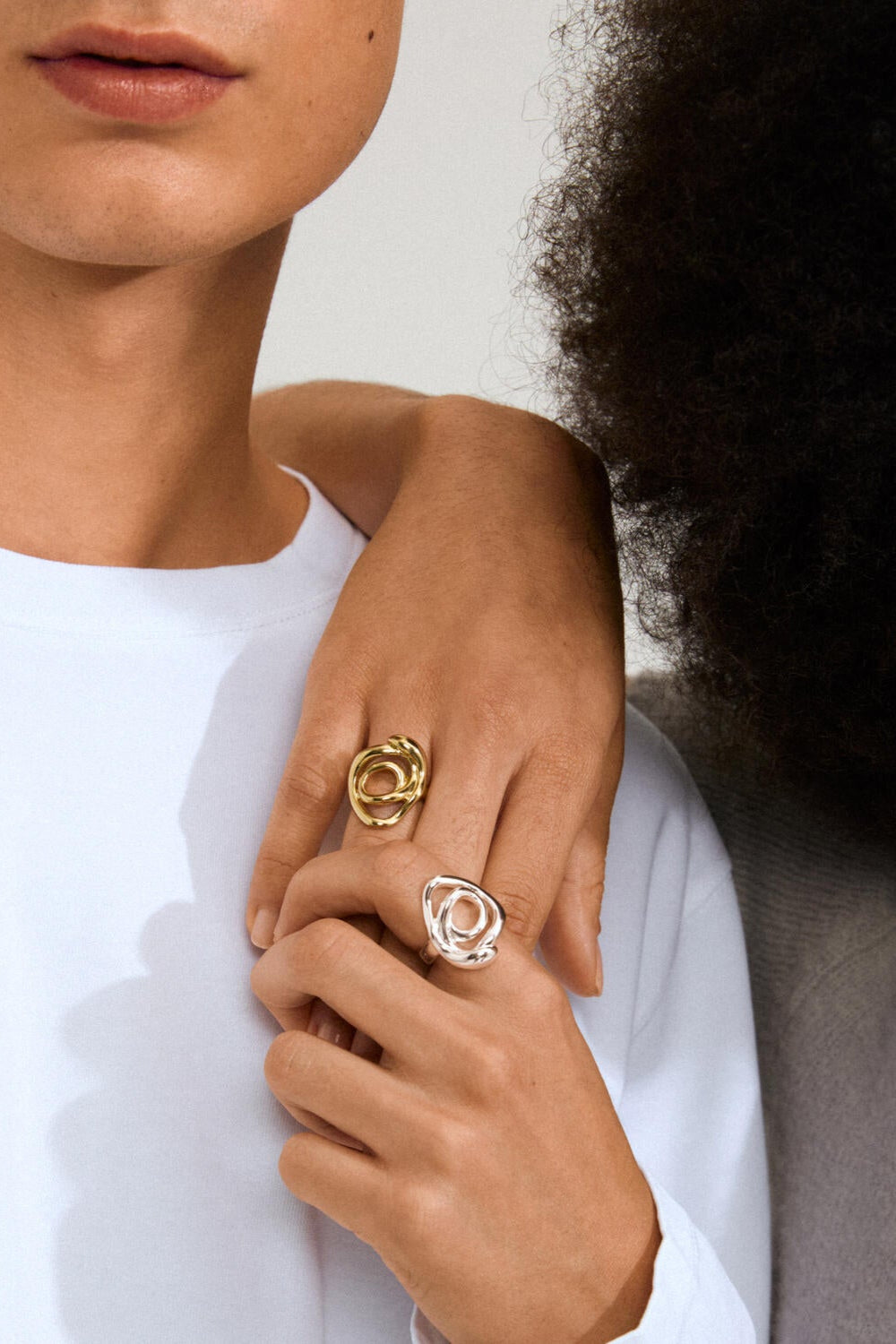 Diego ring - sølvbelagt