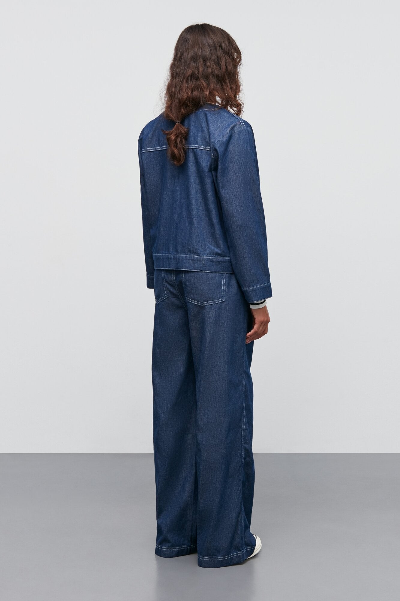 Air Pil denimjakke - Dark Blue Denim