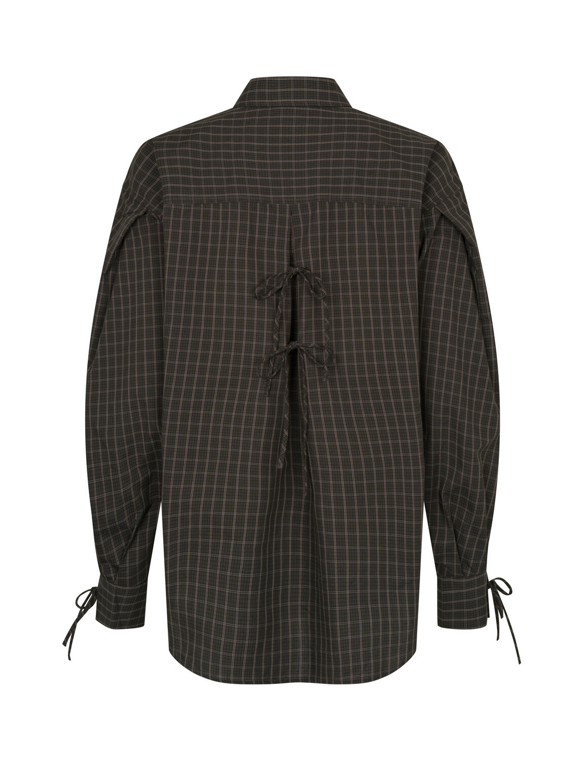 Pamila skjorte – Black Brown Check