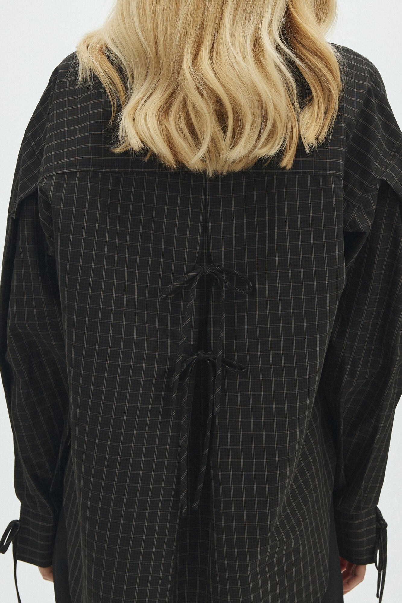 Pamila skjorte – Black Brown Check