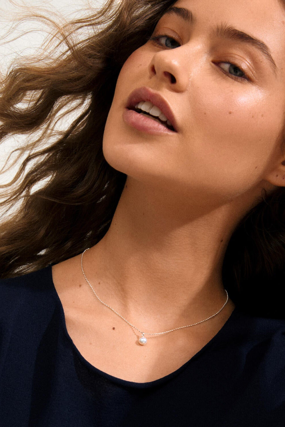 Hadley halskæde - sølvbelagt