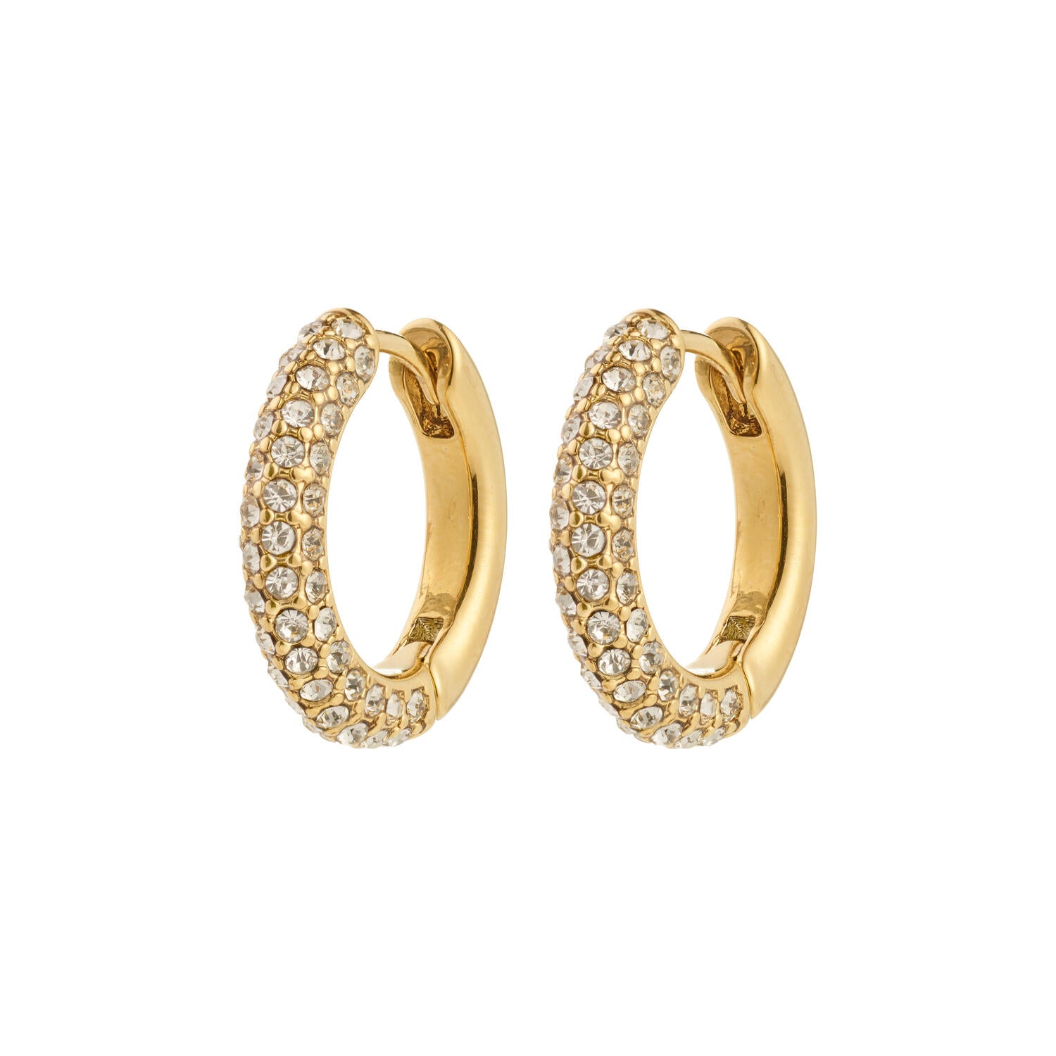 Tatum hoops, medium - forgyldt