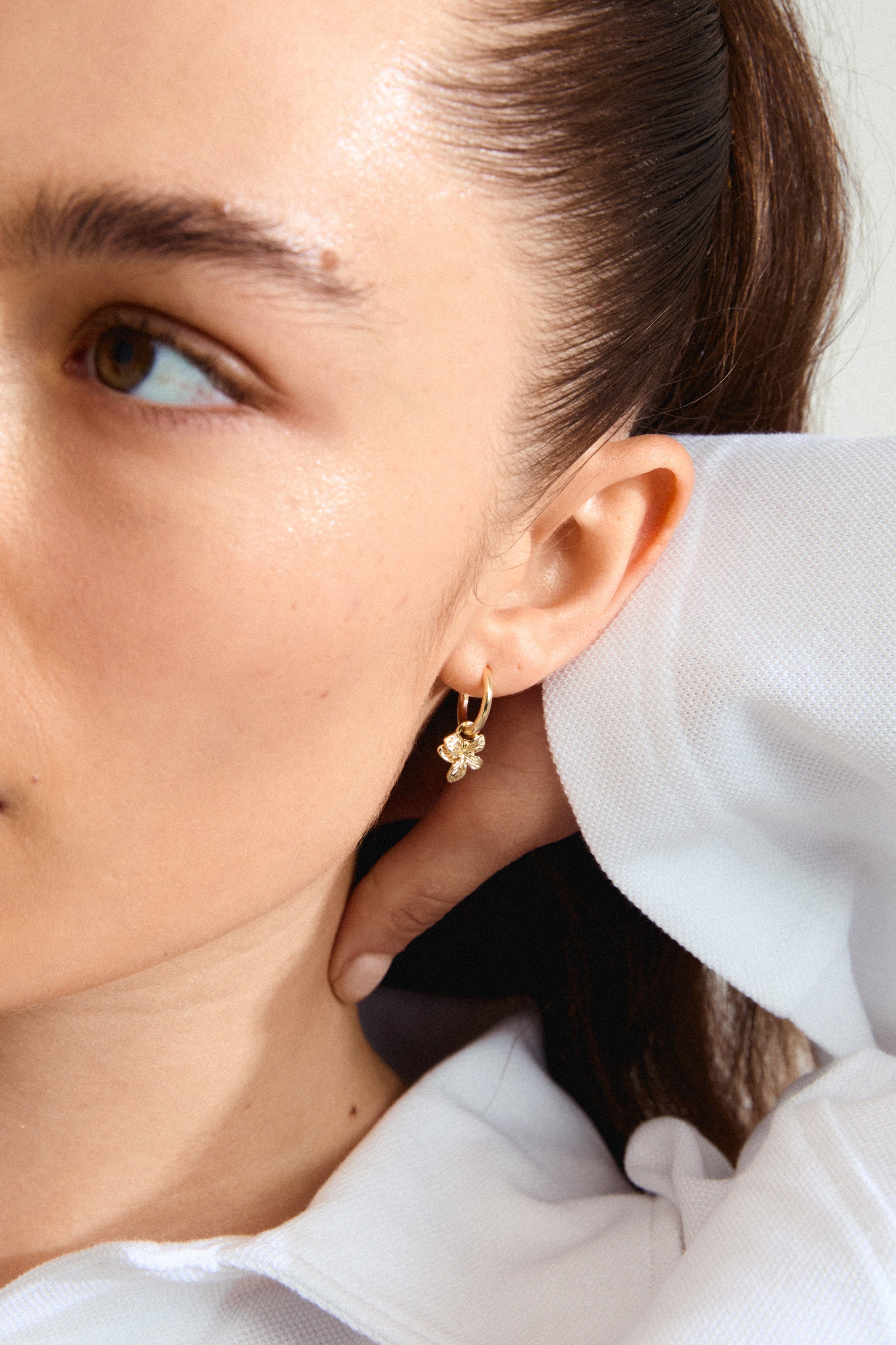 Charmaine hoops - forgyldt