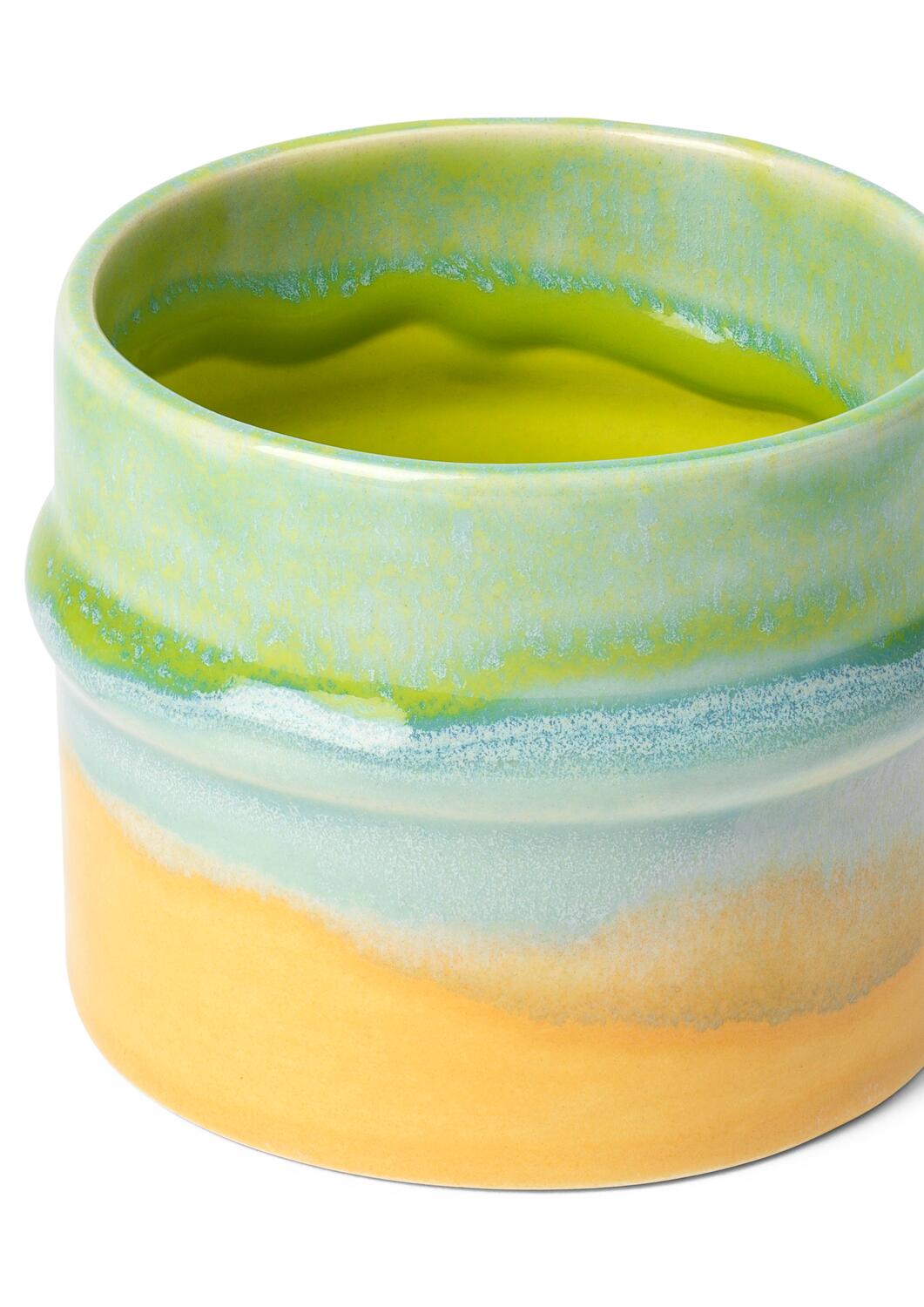 Poppery krus, apple green/mint/yellow - 27 cl