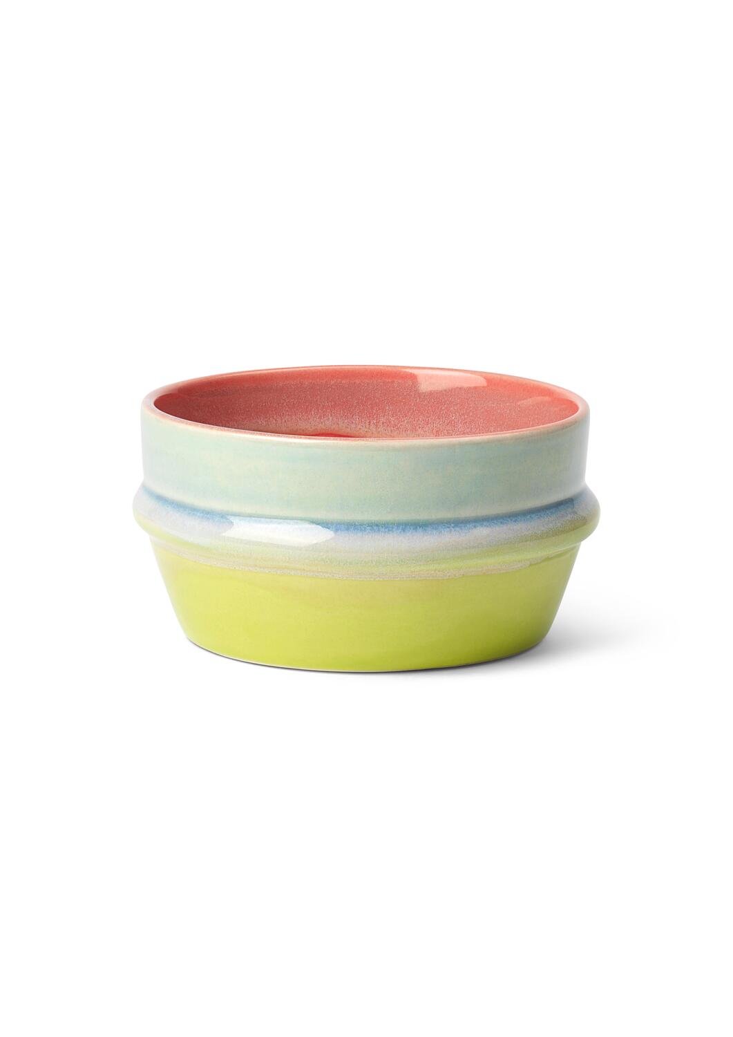 Poppery skål, pink/mint/apple green - Ø:12 cm