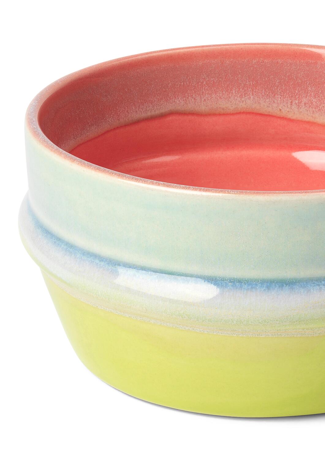 Poppery skål, pink/mint/apple green - Ø:12 cm
