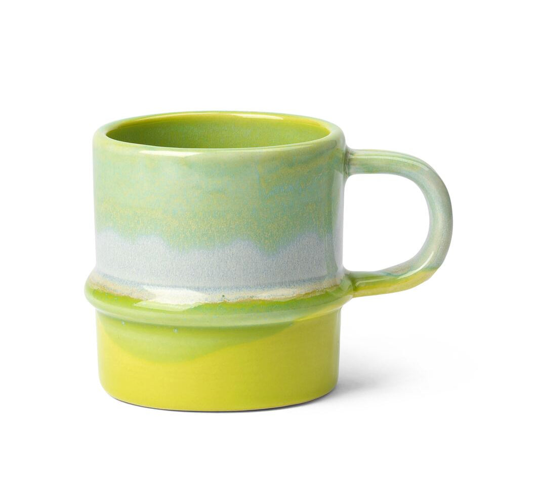 Poppery krus med hank, apple green/mint - 35 cl