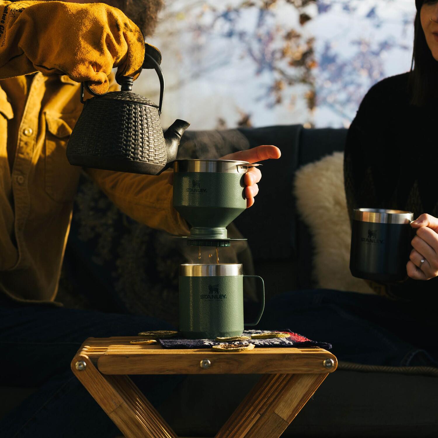 Perfect-Brew Pour Over, Hammertone Green - 0,59L