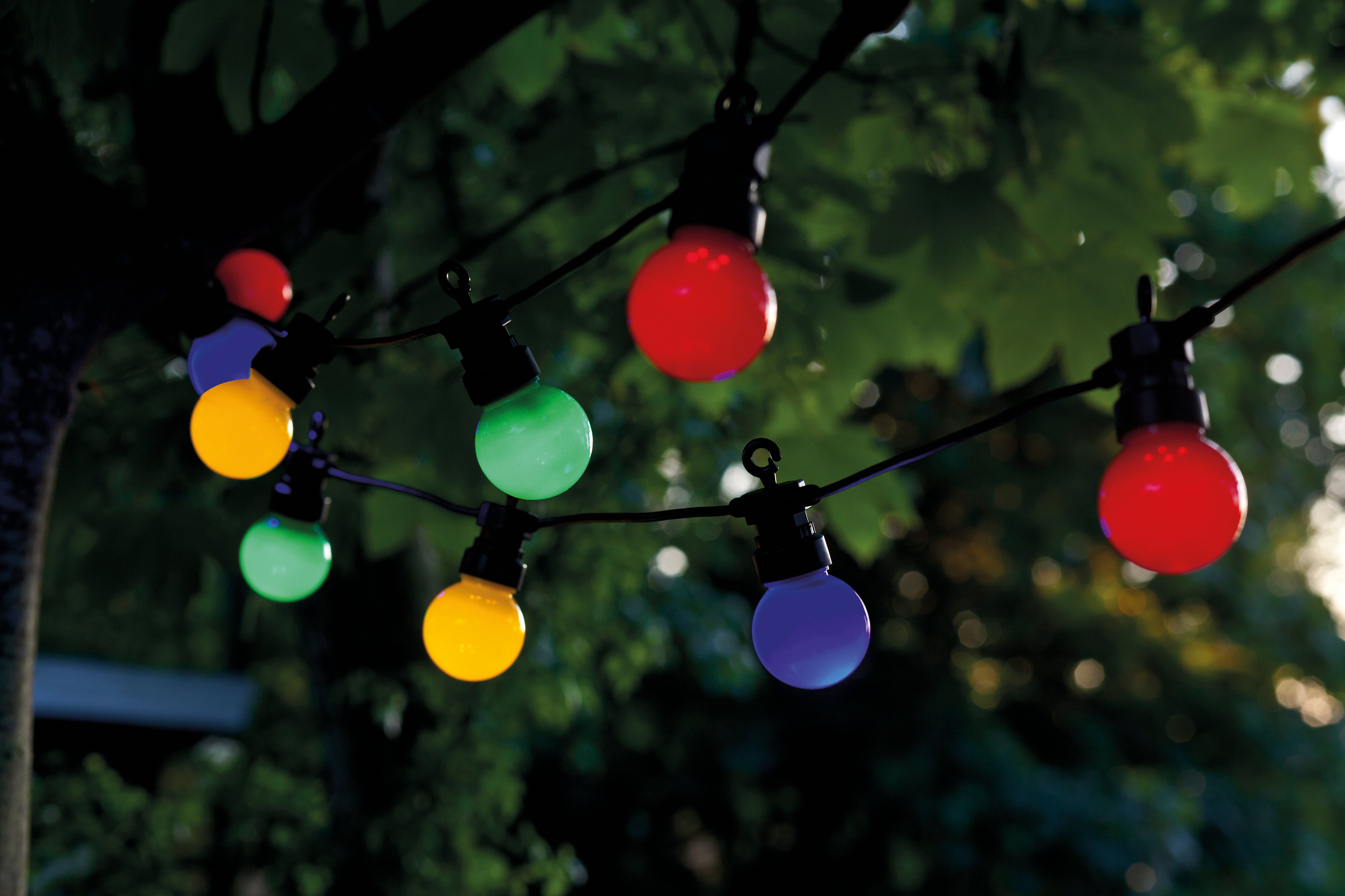 Lucas suppl. sæt, multi - 10 LED pærer