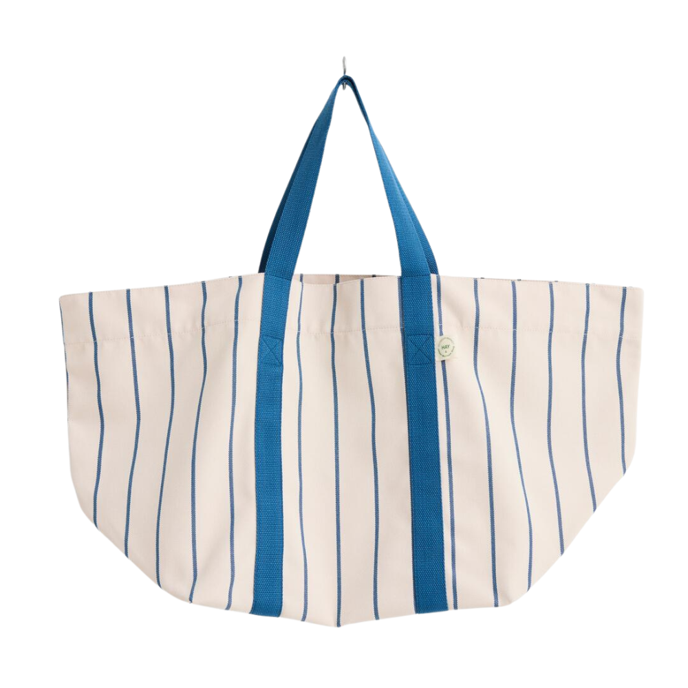 x Jasper Morrison shopper - Beige with blue stripe