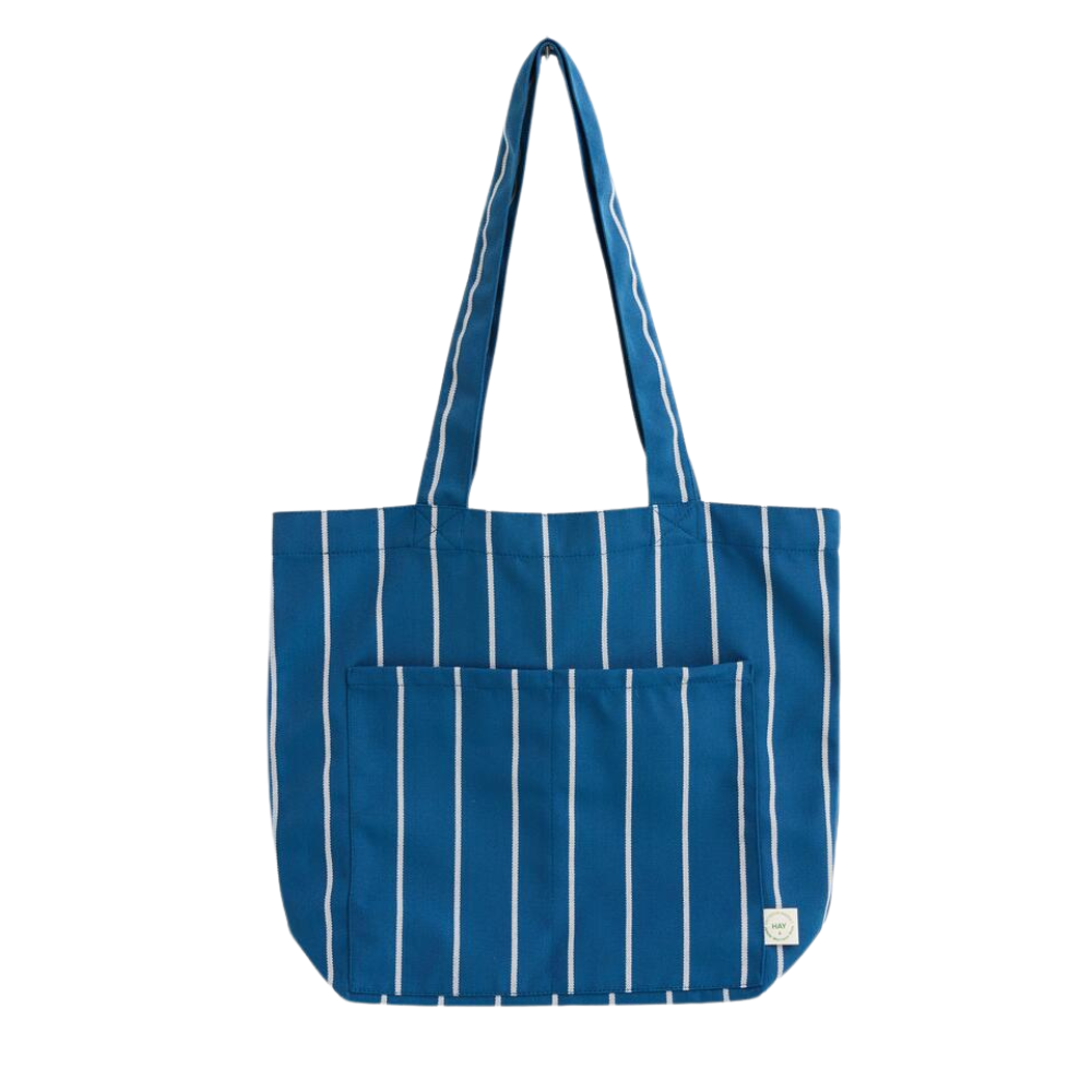 x Jasper Morrison Tote Bag - Blue with beige stripe