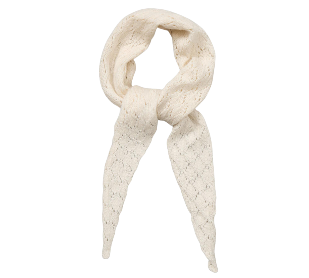 Woona Opalia tørklæde - Birch White