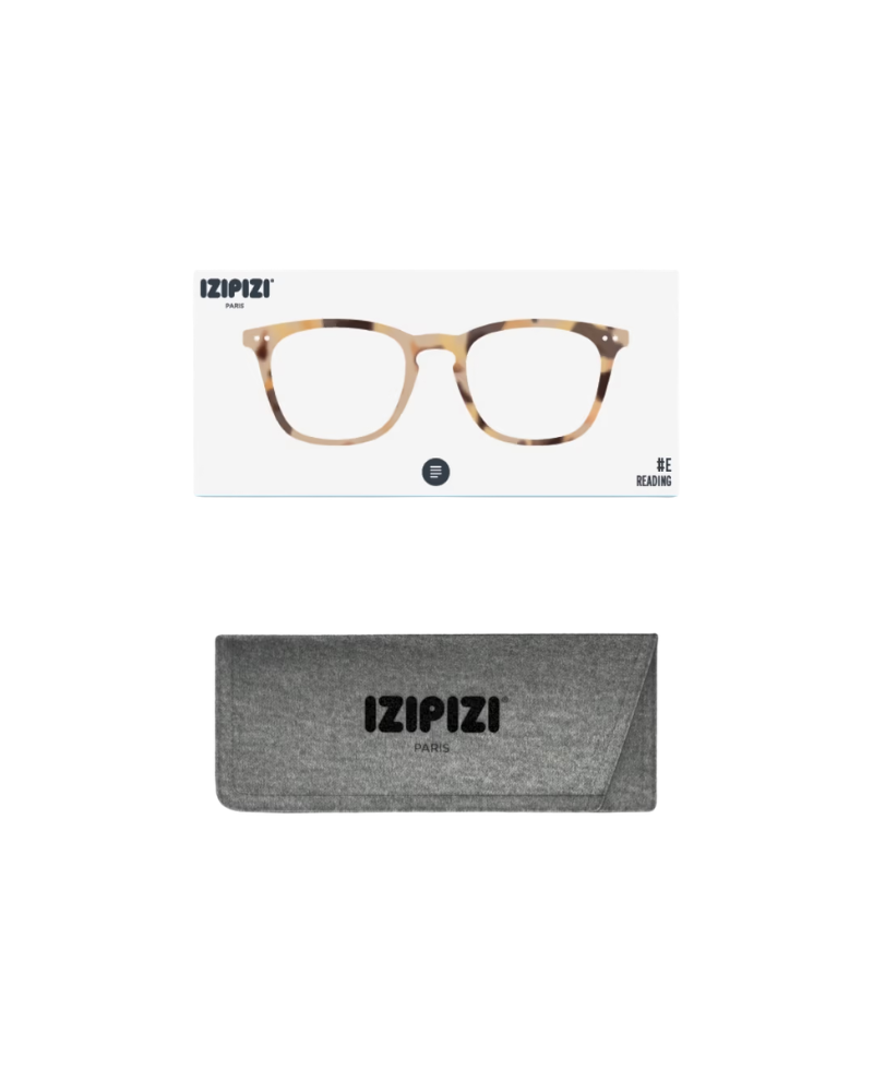 #E læsebrille - Light Tortoise