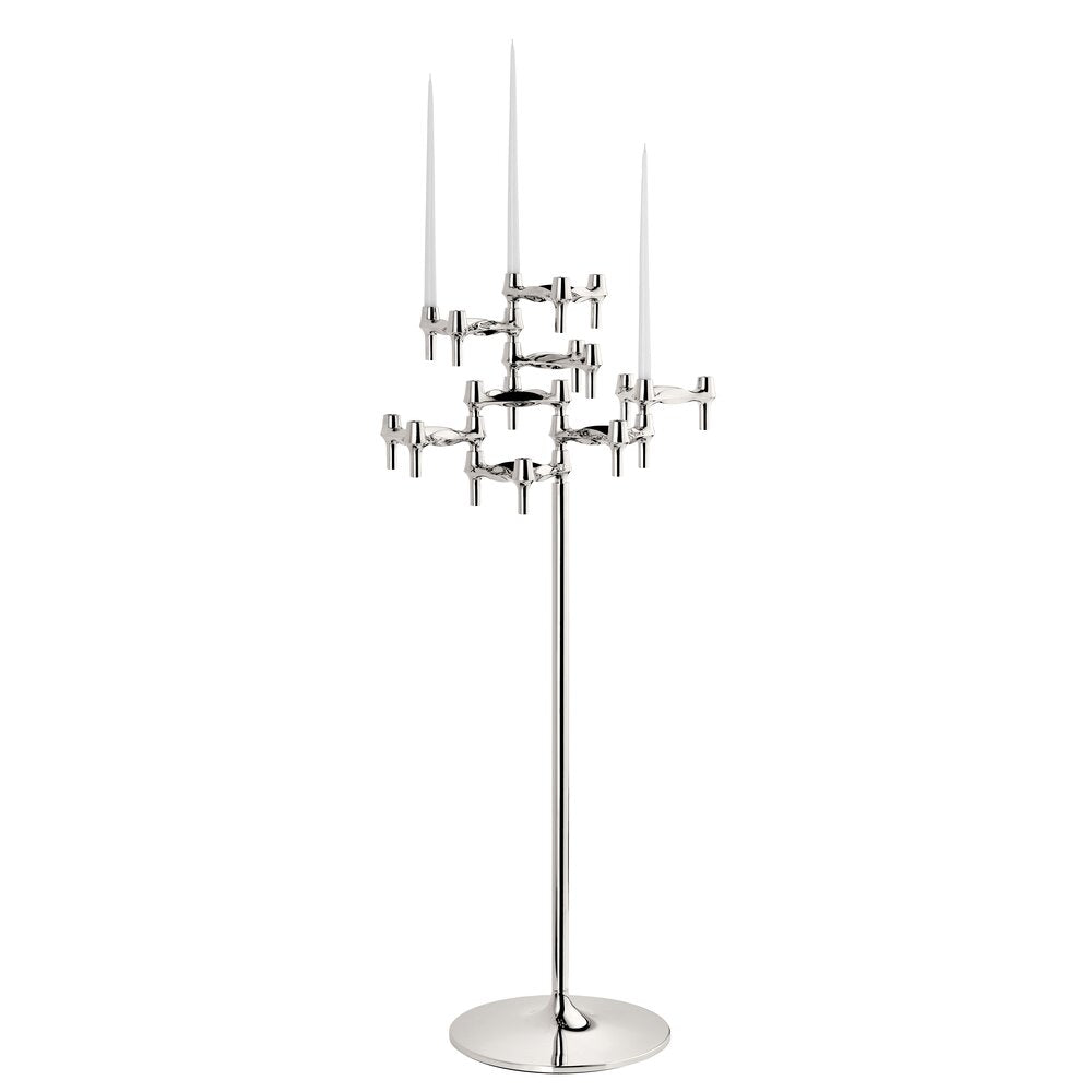 Nagel gulvstander, krom - H70 cm.