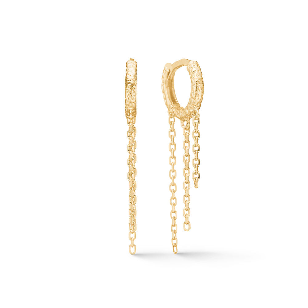 Wild Cliff hoops - forgyldt