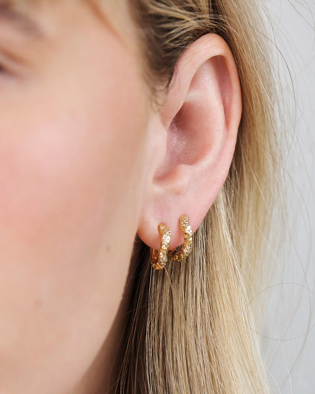 Glint creoler - forgyldt