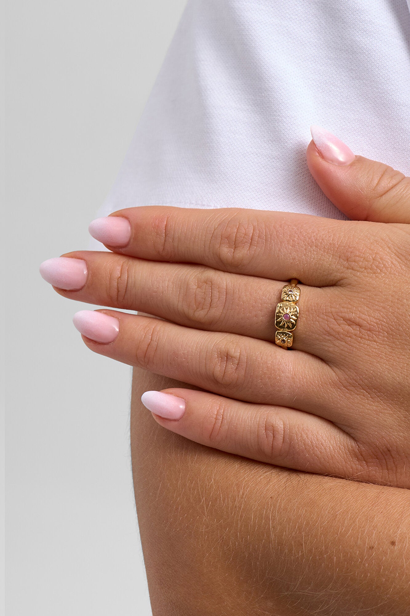 Solara ring - forgyldt