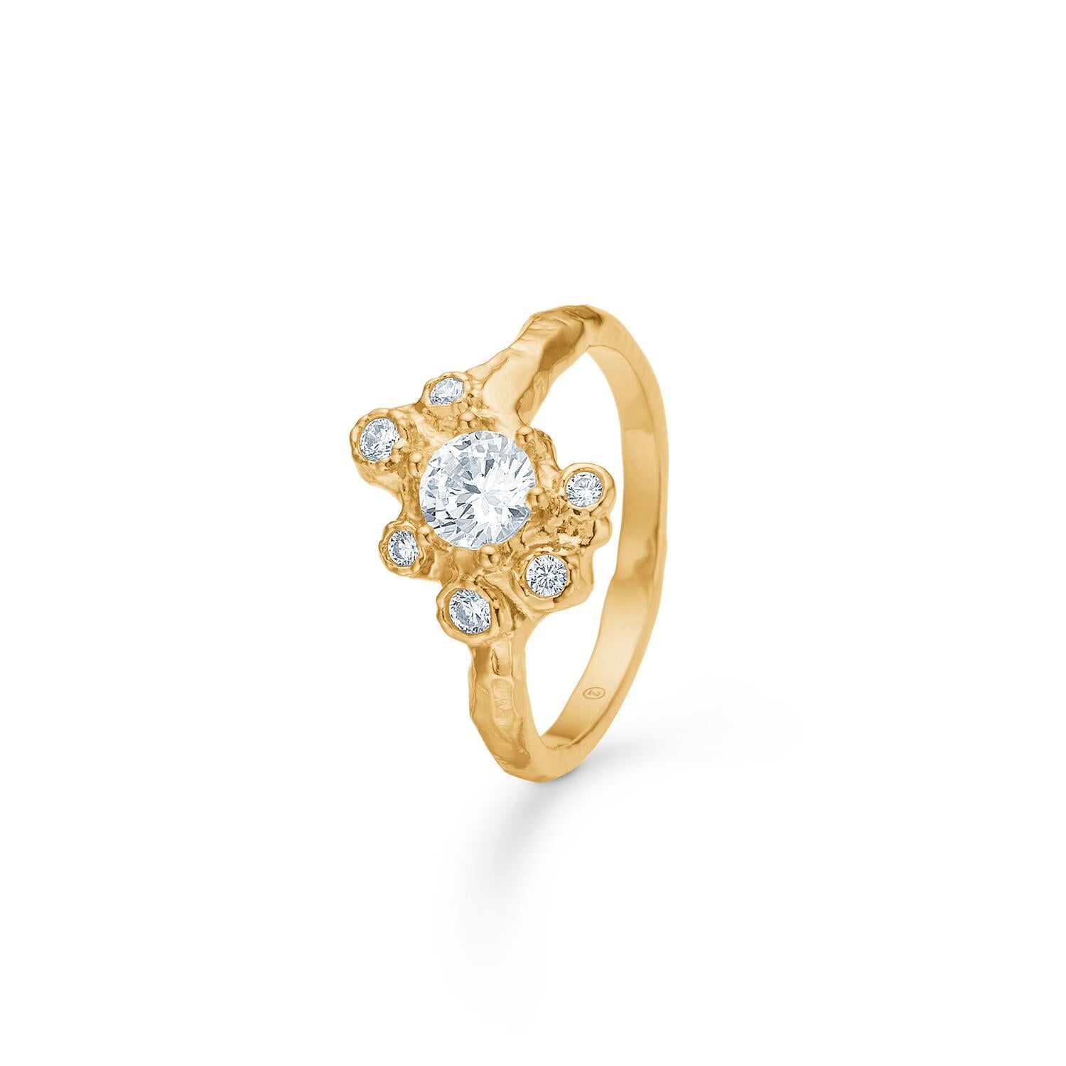 Lace ring - forgyldt