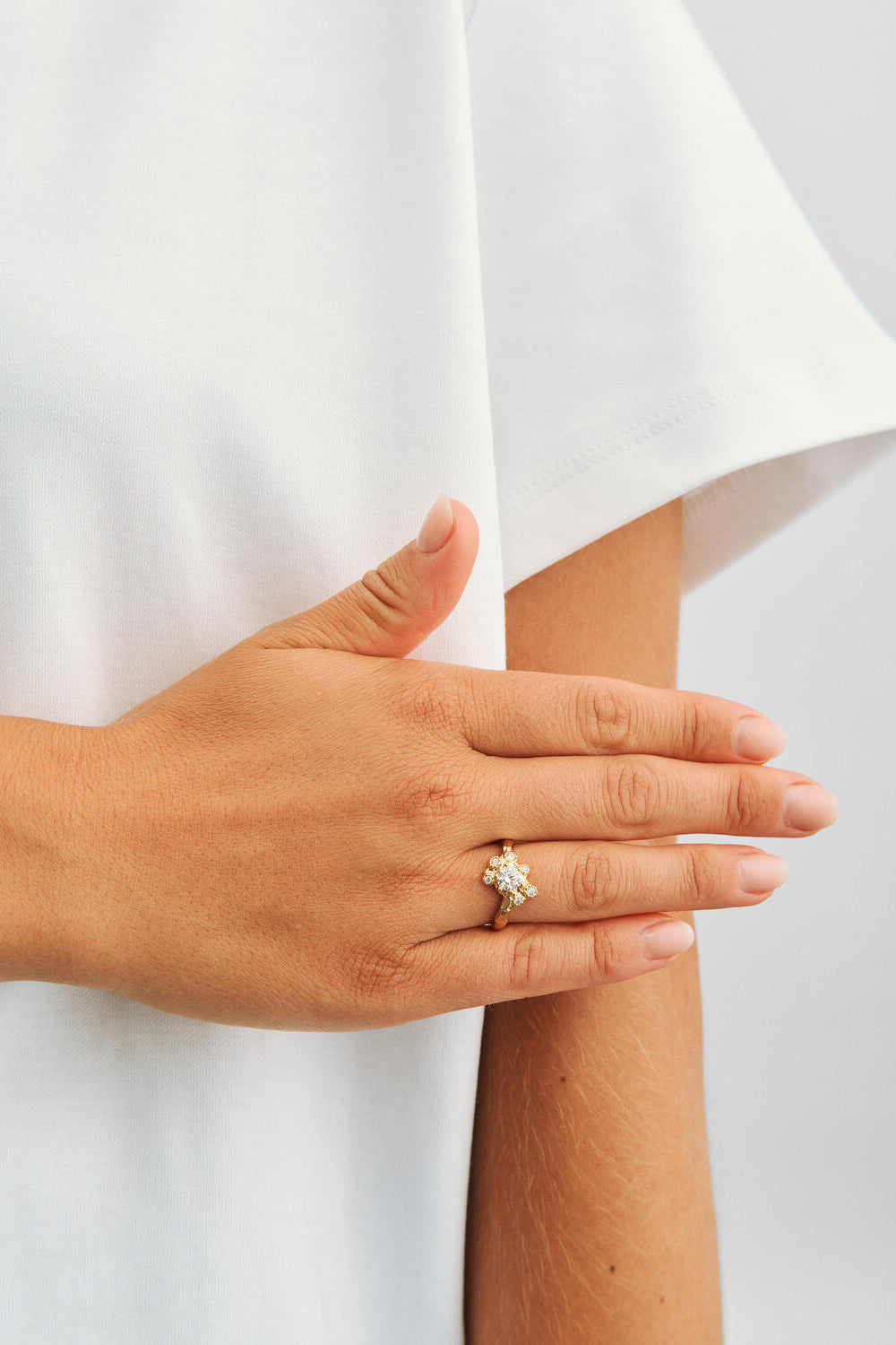 Lace ring - forgyldt