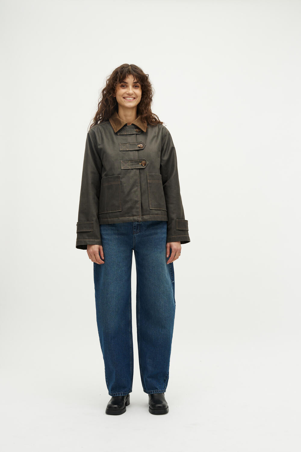 Ismeral-G jakke - Grey mud