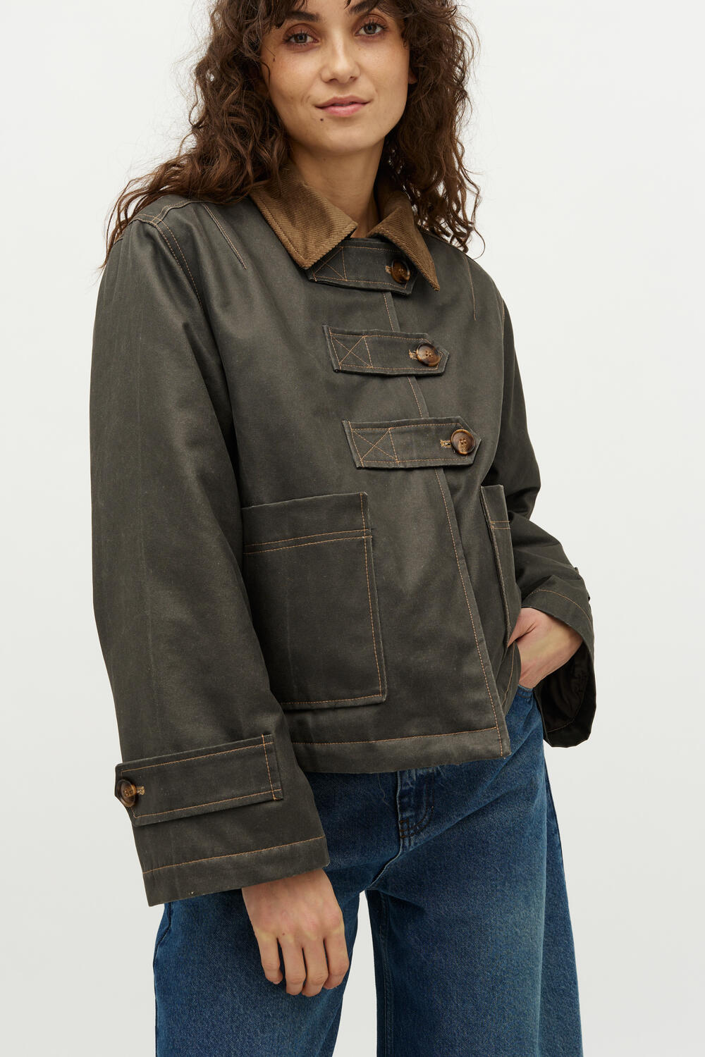 Ismeral-G jakke - Grey mud