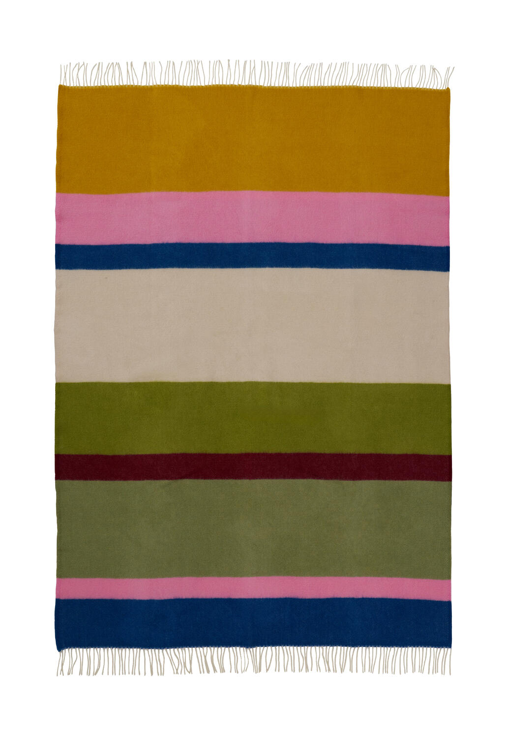 Arty green tæppe, 130x200 - grøn/pink